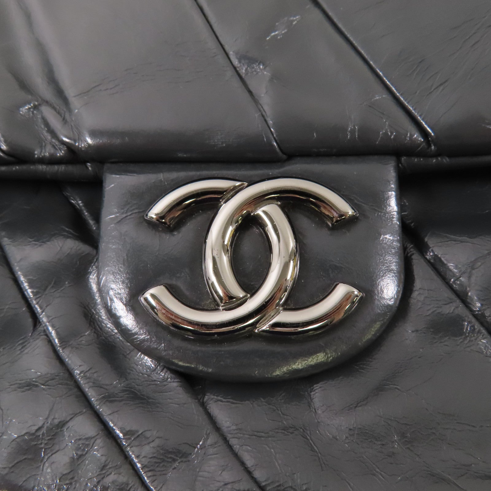 CHANEL 皮革Chain Shoulder Bag銀扣肩背袋