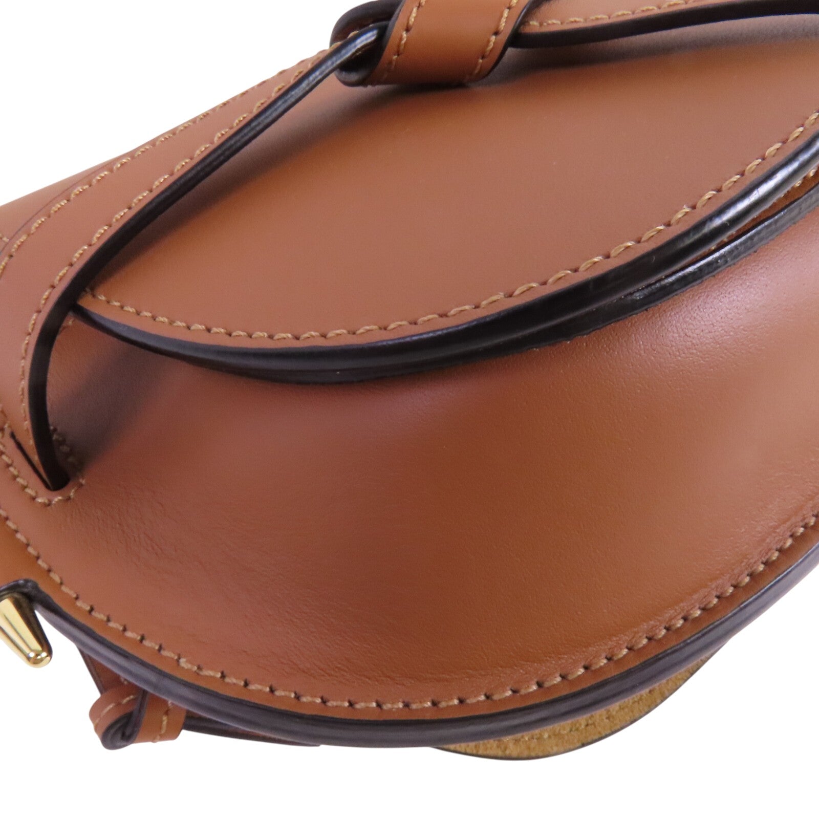 LOEWE 牛皮皮革Mini Gate肩背袋