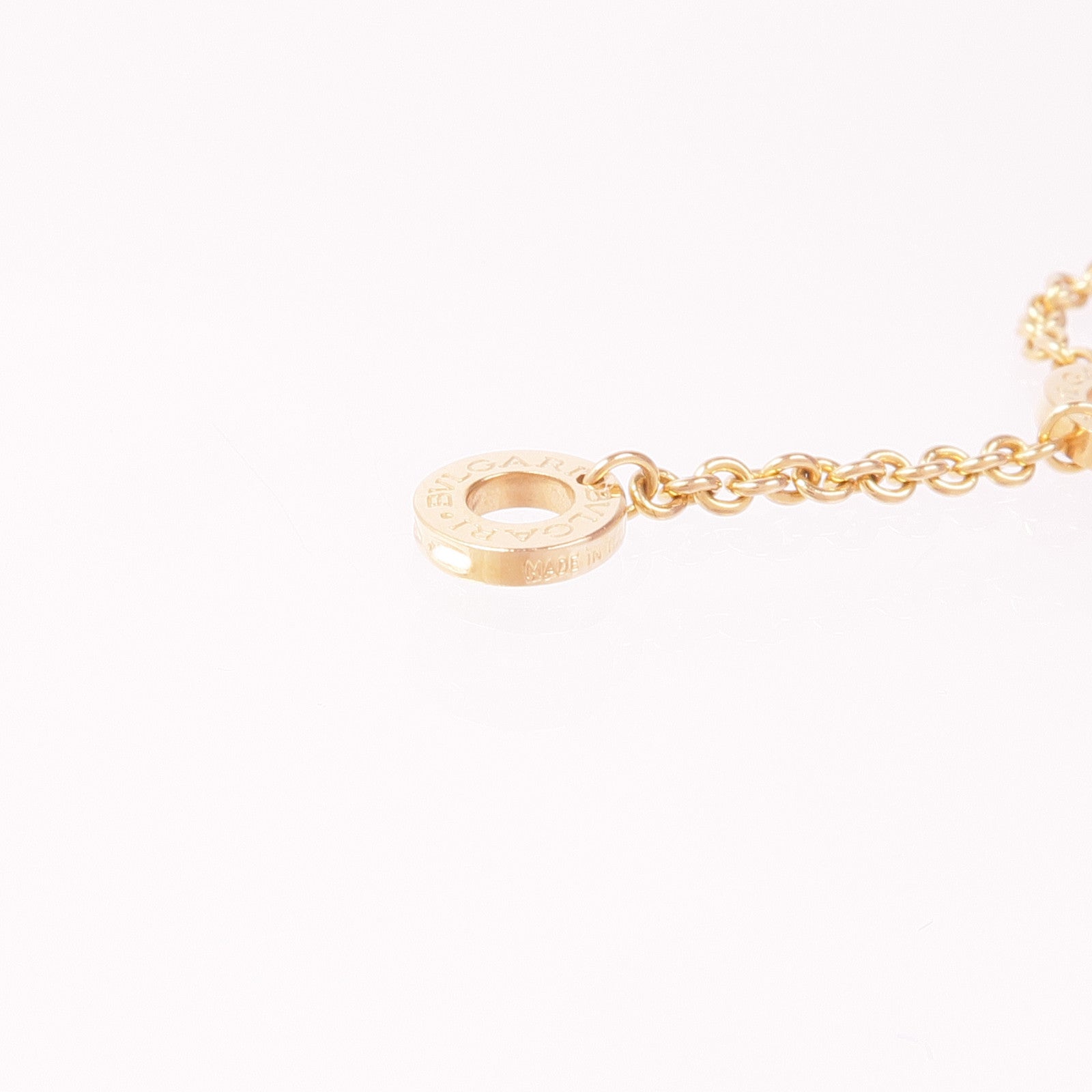 BVLGARI 18K玫瑰金/陶瓷B-Zero1 Necklace項鍊