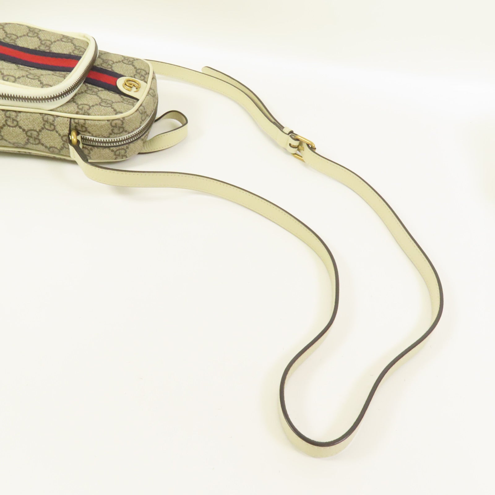 GUCCI 塗層帆布Ophidia Mini Bag肩背袋