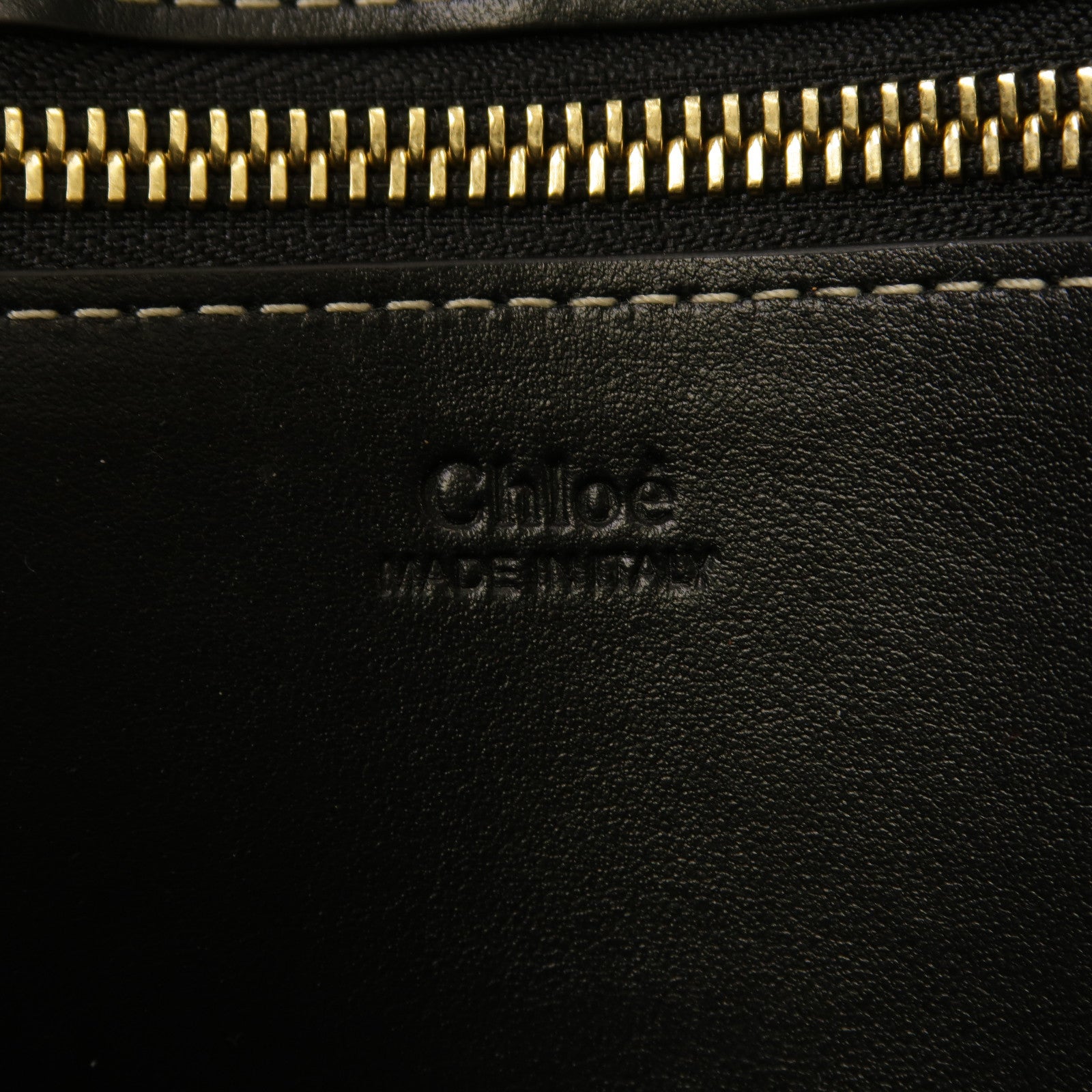 Chloe 【激減優惠】毛氈Woody Medium Tote金扣手挽袋灰色