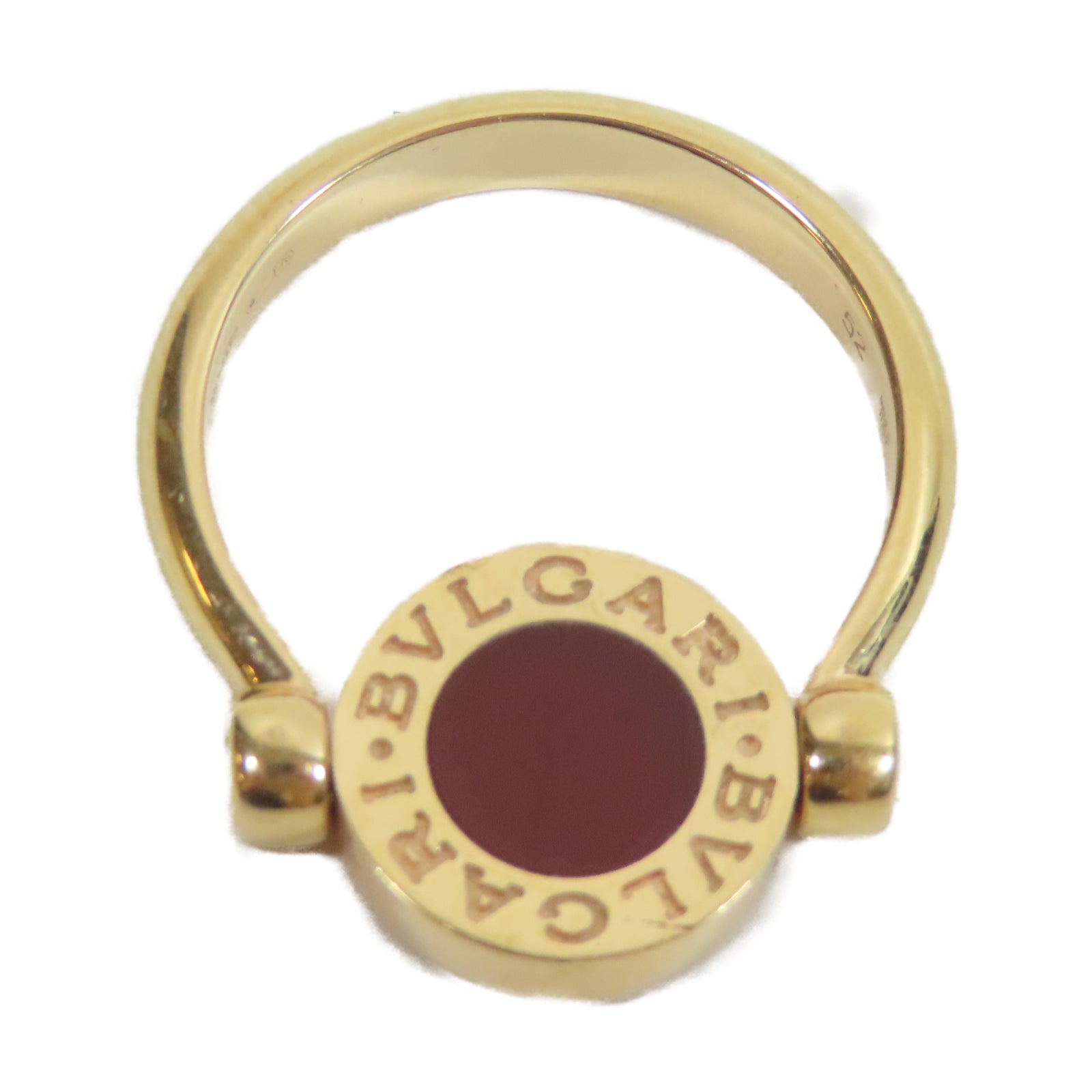 BVLGARI 【激減優惠】18K玫瑰金Flip Ring戒指#52/US#6