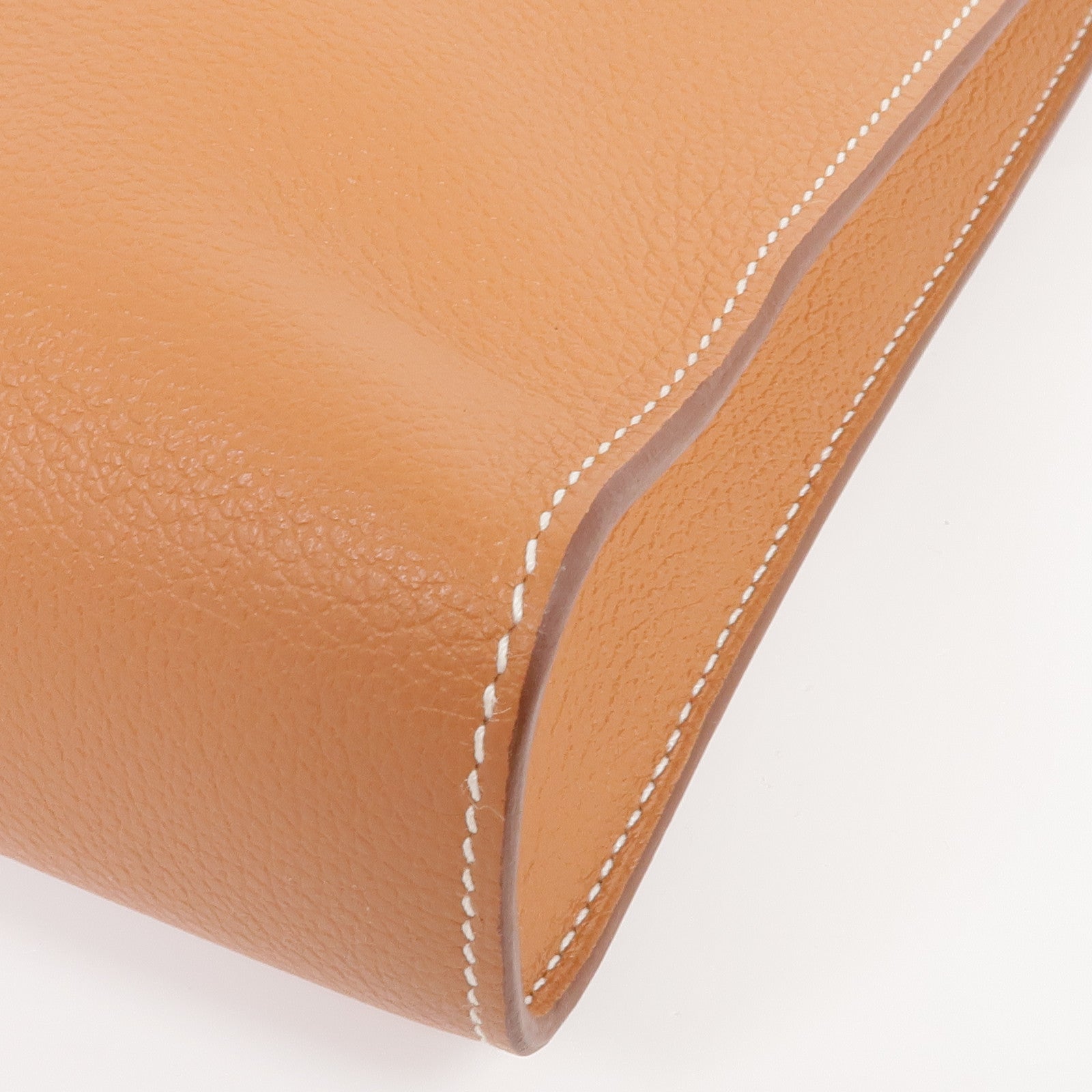 HERMES Evercolor皮革Zipengo GM金扣手拿包Gold