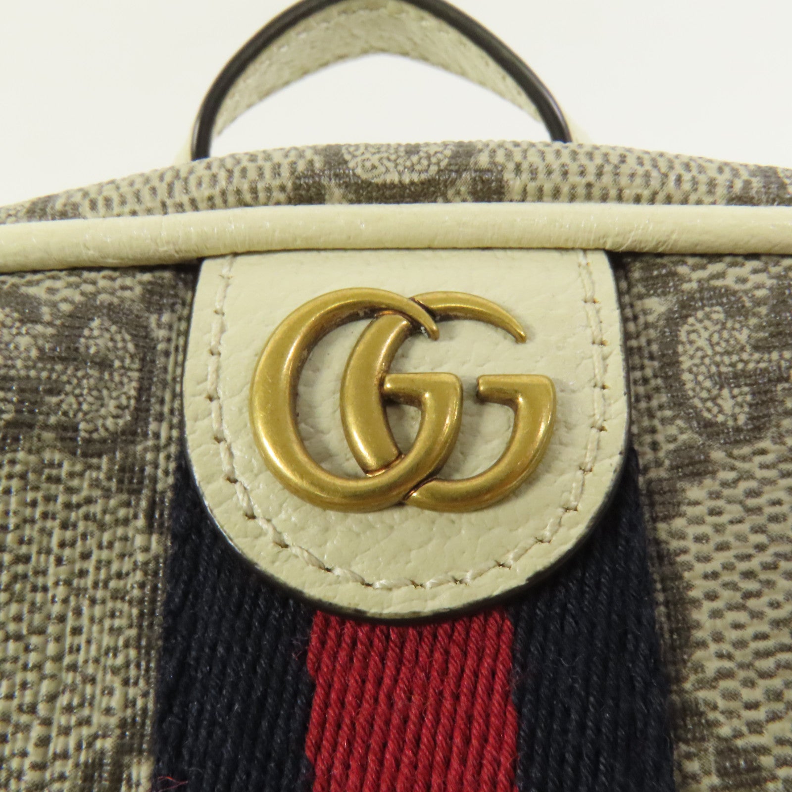 GUCCI 塗層帆布Ophidia Mini Bag肩背袋