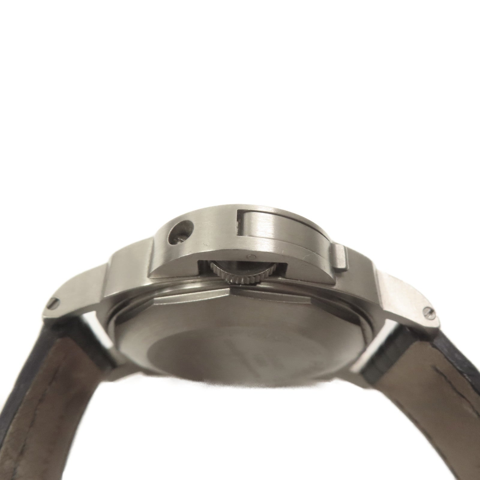 PANERAI Luminor GMT 44mm鈦/皮革帶手錶自動機芯黑色