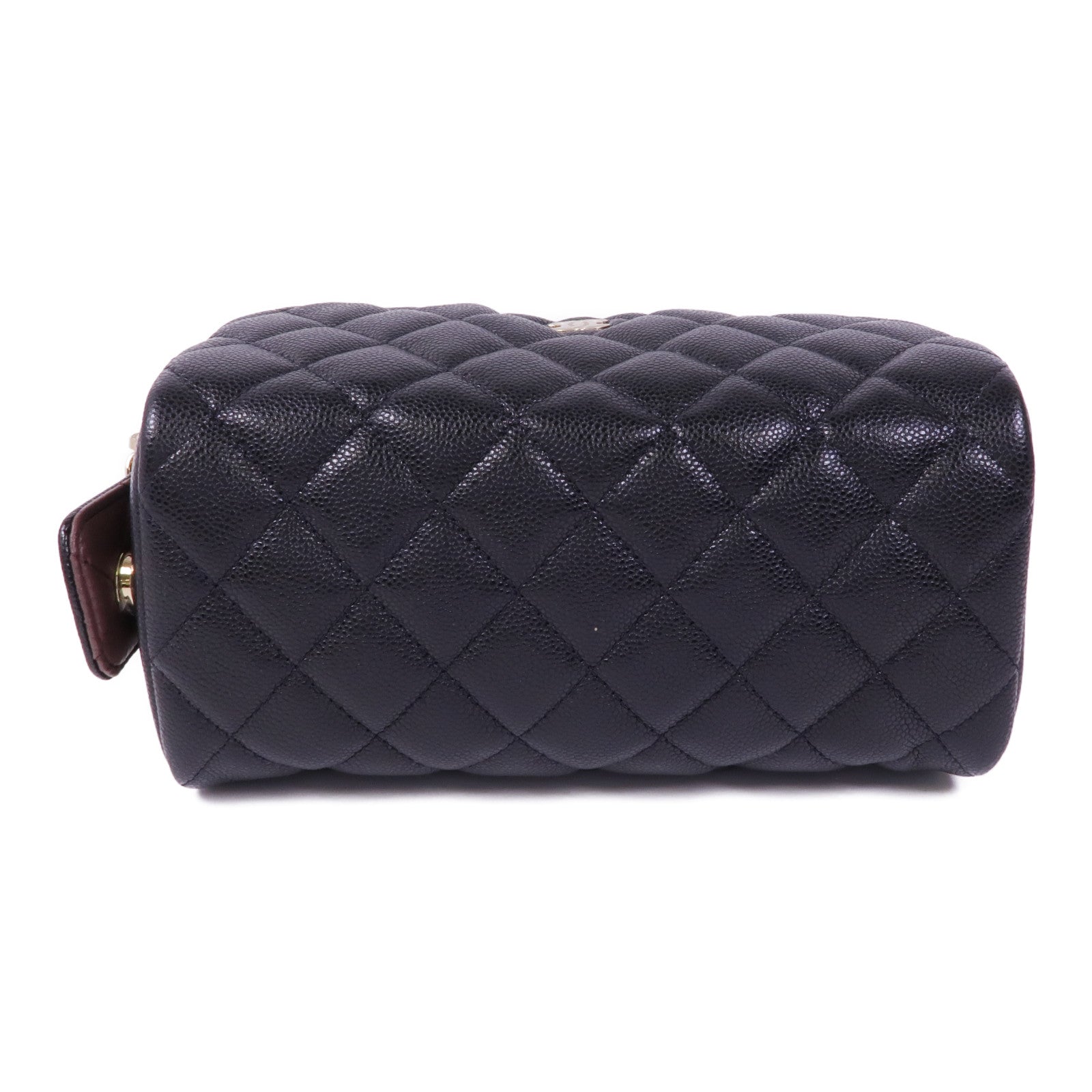 CHANEL 牛皮皮革Pouch金扣手拿包