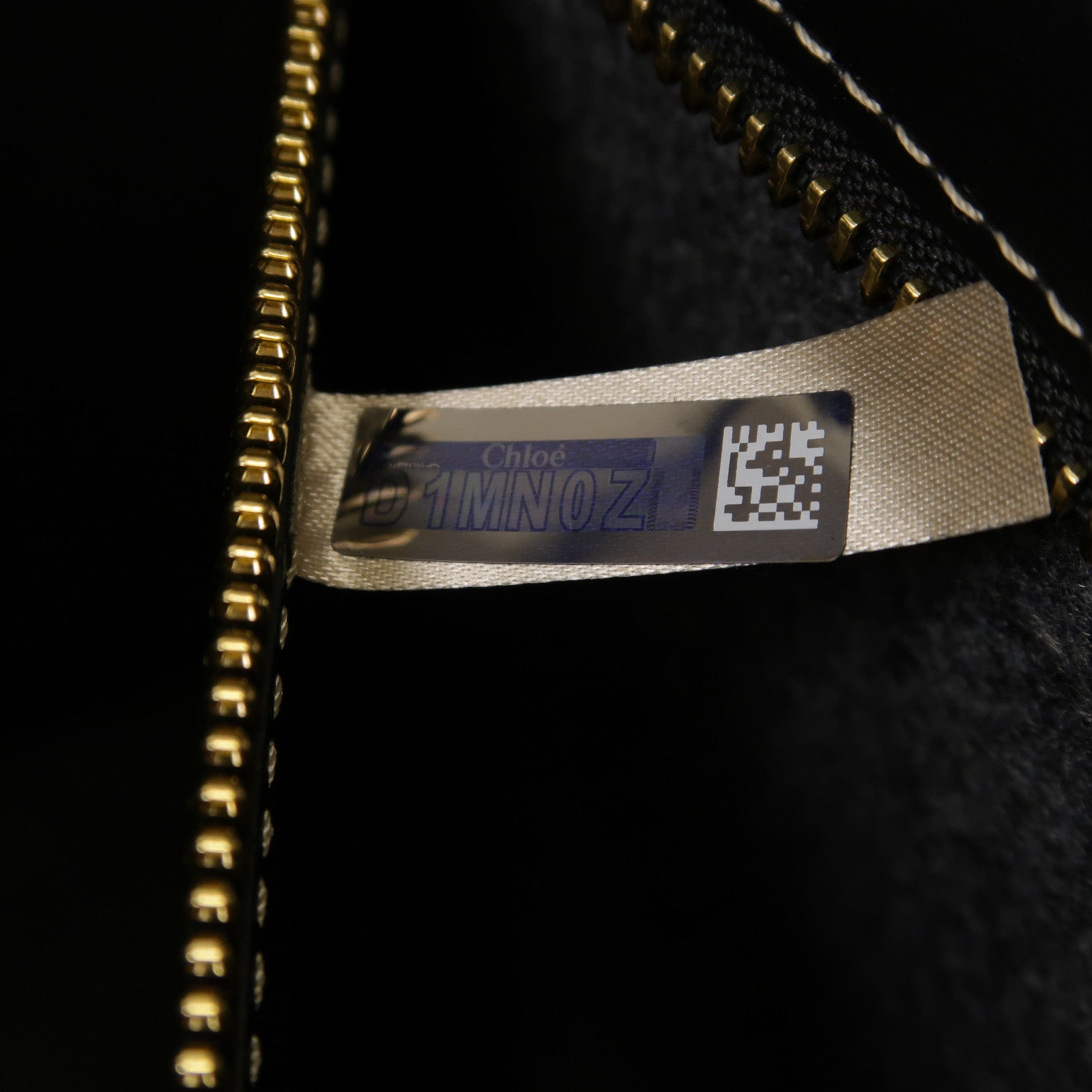 Chloe 【激減優惠】毛氈Woody Medium Tote金扣手挽袋灰色
