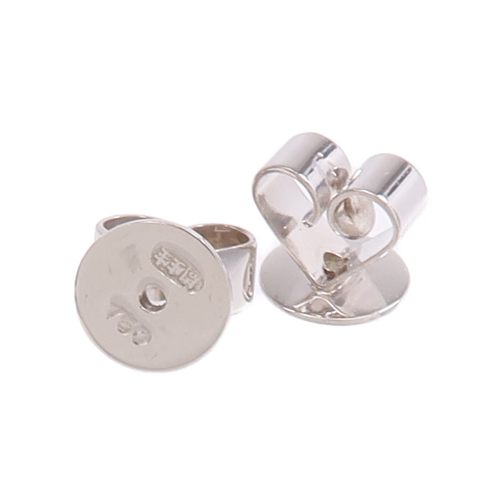 JEWELRY 18K白金Earrings藍寶石/鑽石耳環