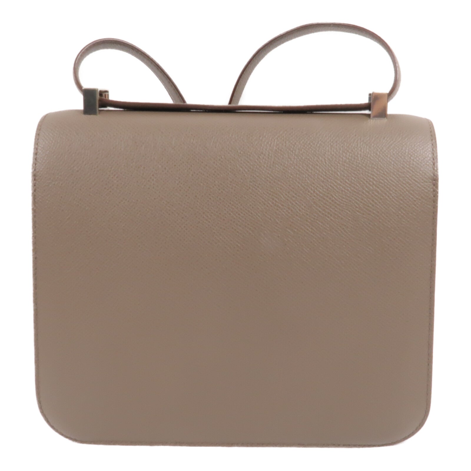 HERMES Epsom皮革Constance 24肩背袋Etain