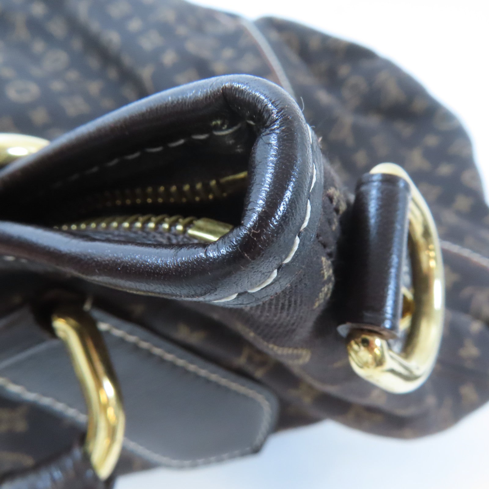 LOUIS VUITTON Monogram Idylle Elegie金扣手挽肩背兩用袋啡色