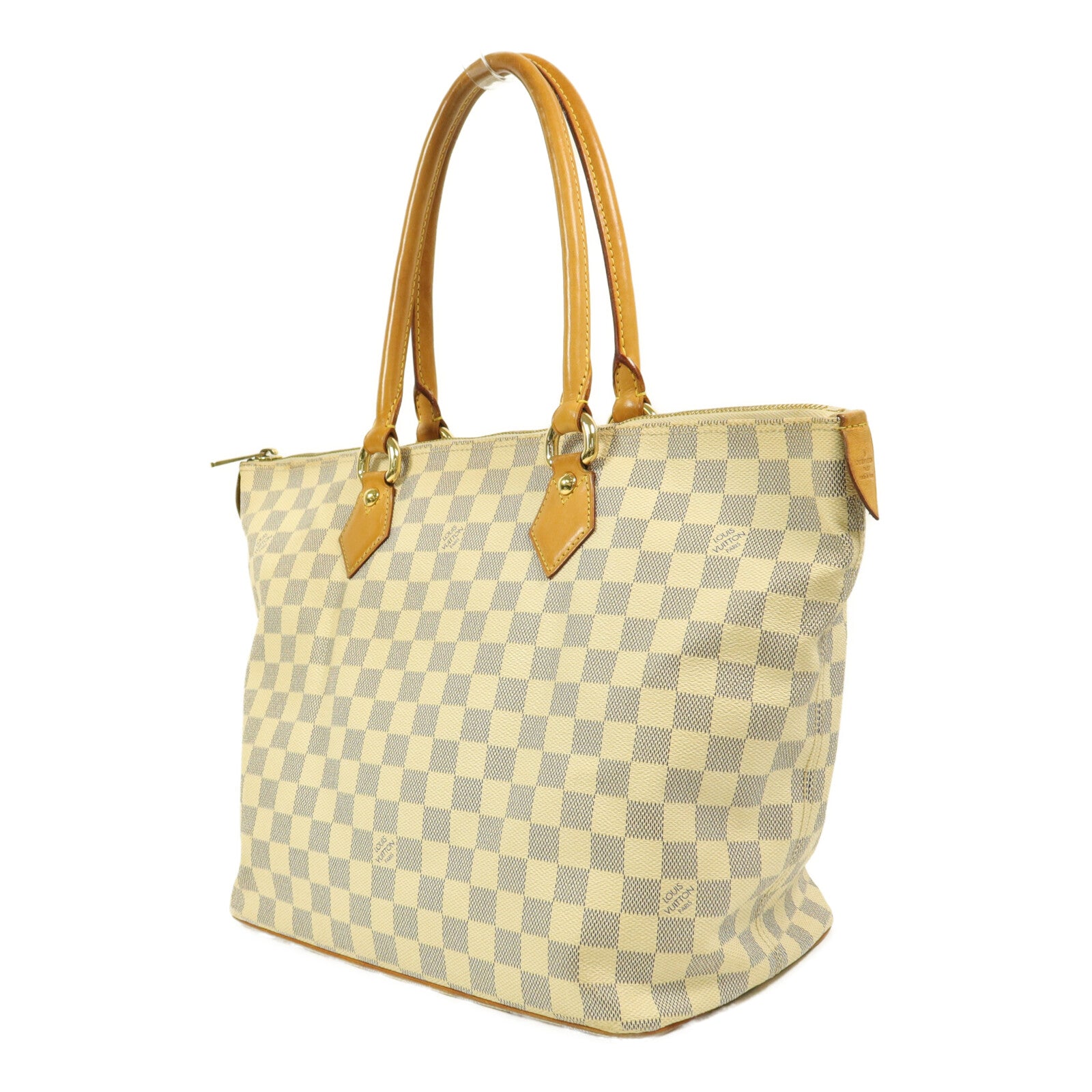 LOUIS VUITTON Damier Azur Saleya MM手挽袋