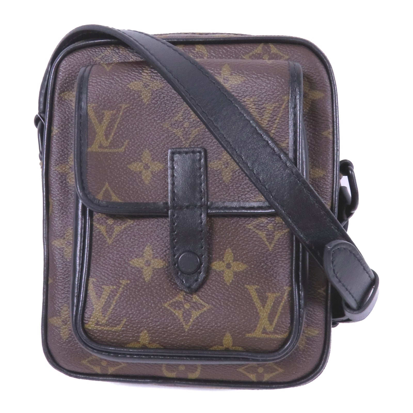 LOUIS VUITTON Monogram Macassar Christopher Wearable Wallet肩背袋