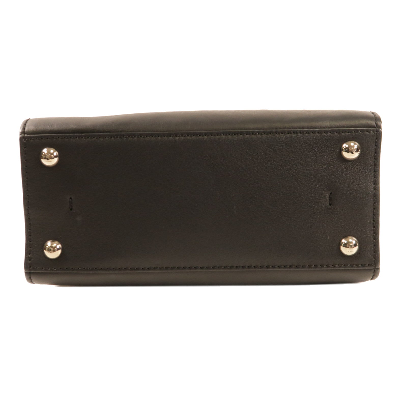 FENDI 【激減優惠】牛皮皮革2 Jours銀扣手挽肩背兩用袋灰色