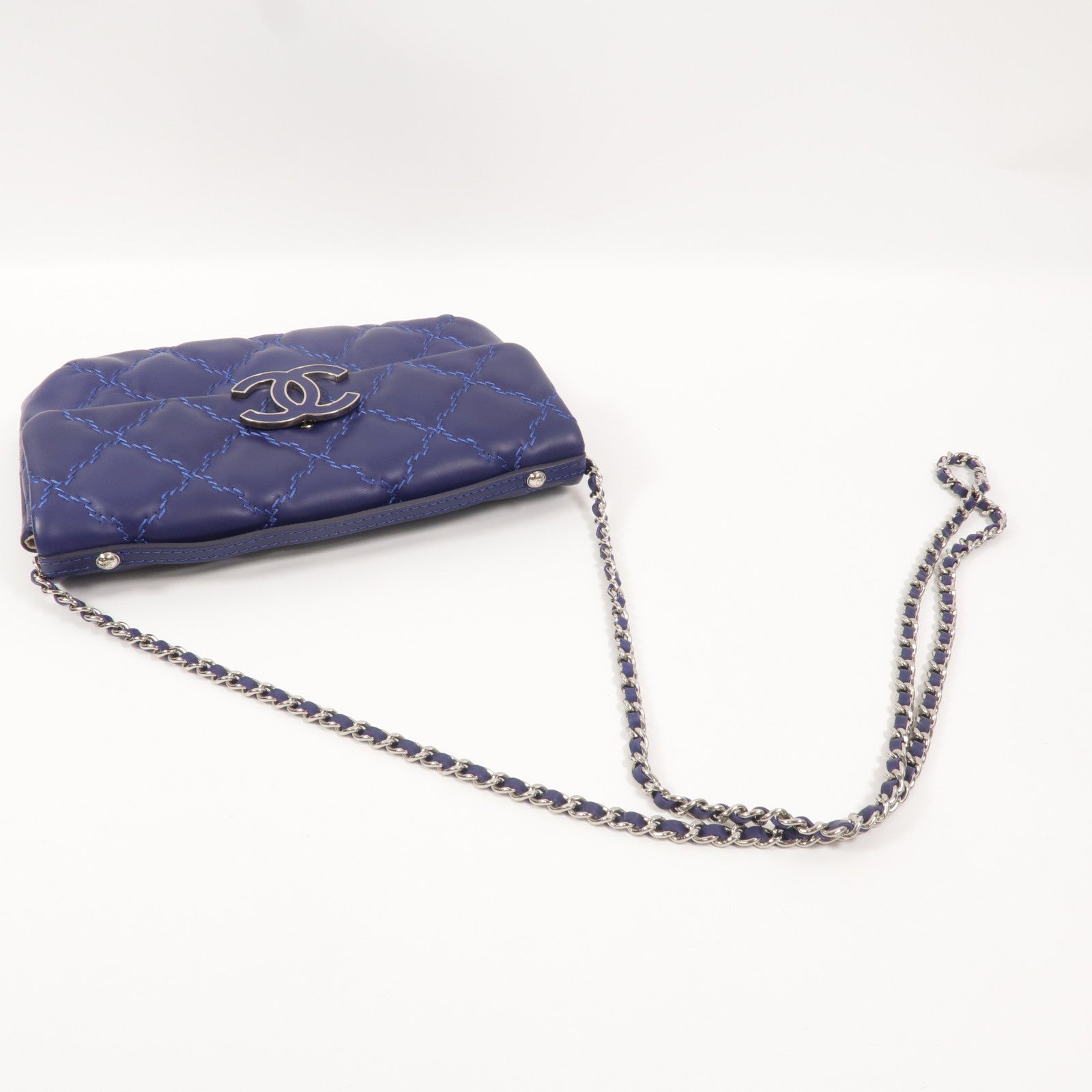 CHANEL 羊皮皮革Chain Shoulder鏈帶肩背袋