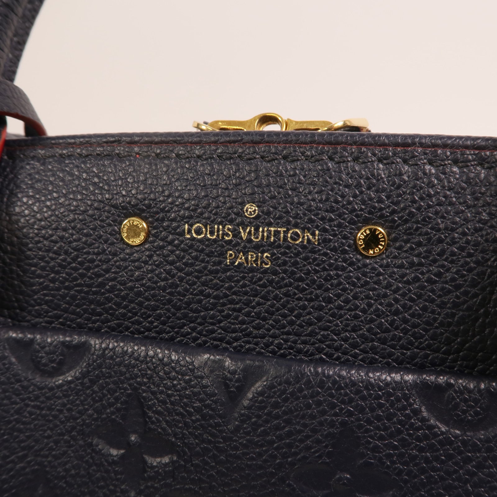 LOUIS VUITTON Monogram Empreinte Speedy Bandouliere 25金扣手挽肩背兩用袋