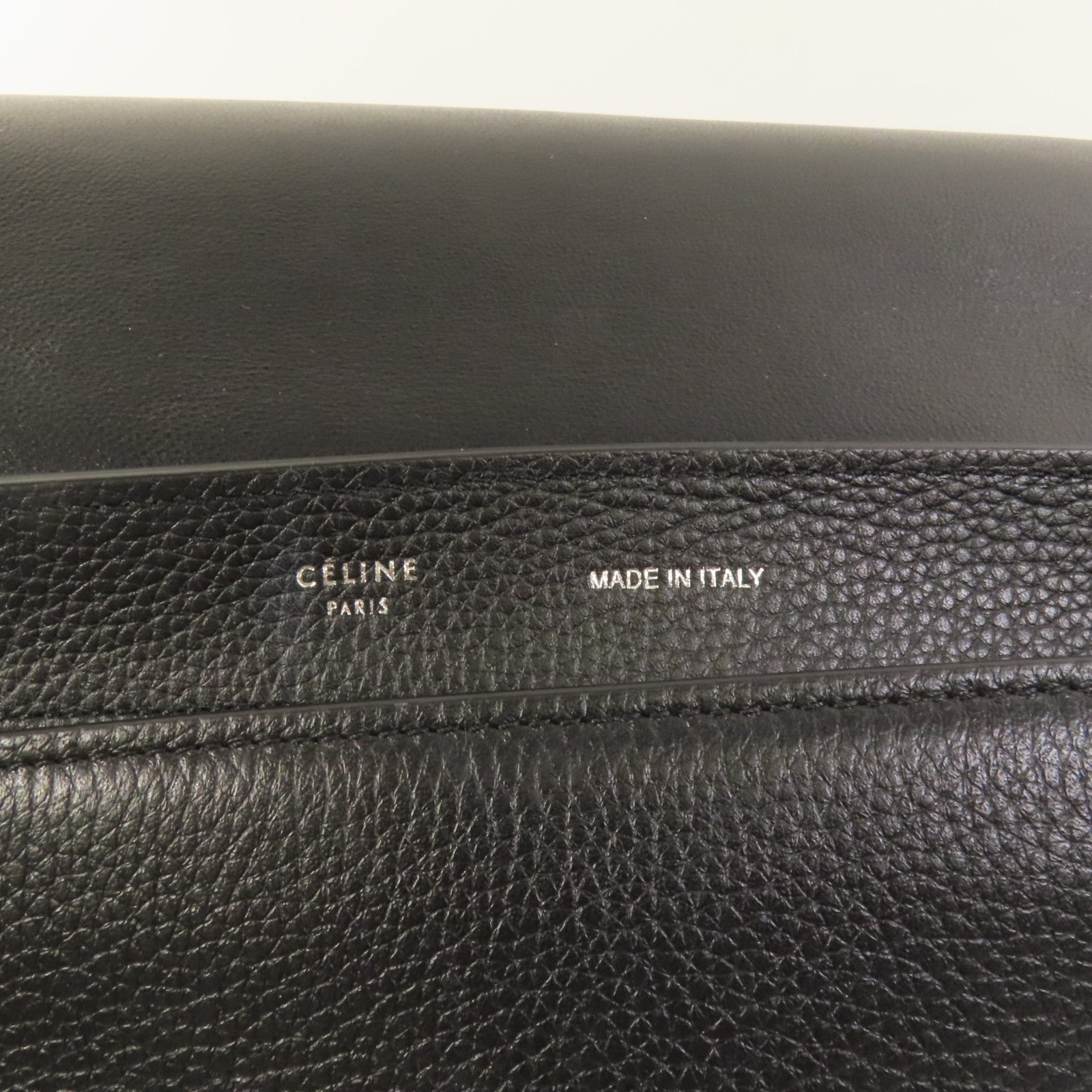 CELINE 【激減優惠】牛皮皮革Trapeze Medium銀扣手挽肩背兩用袋