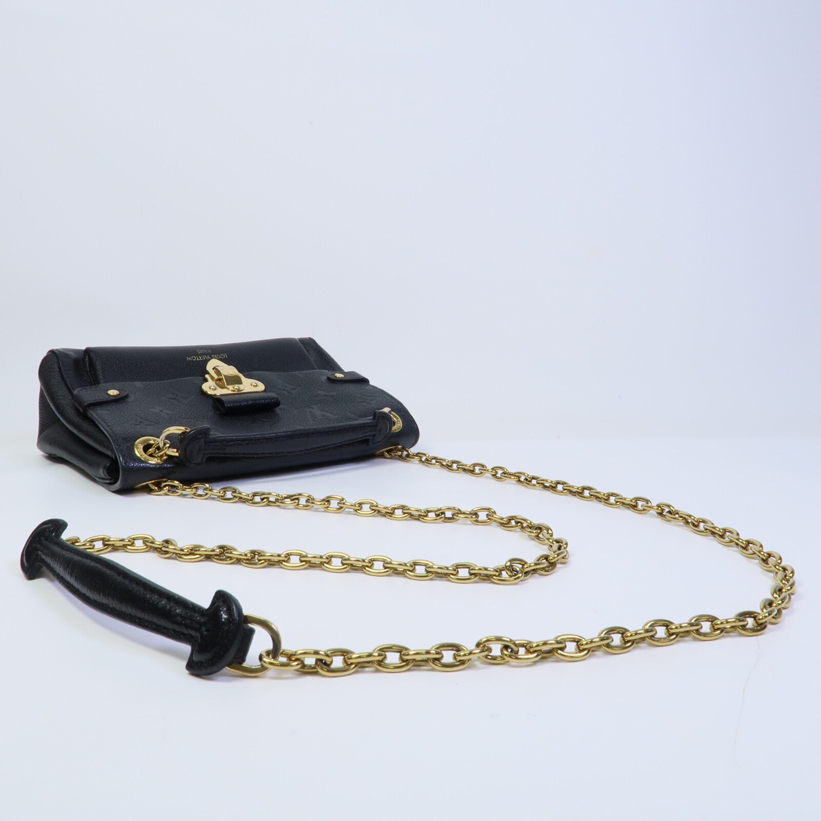 LOUIS VUITTON Monogram Empreinte Vavin BB鏈帶肩背袋