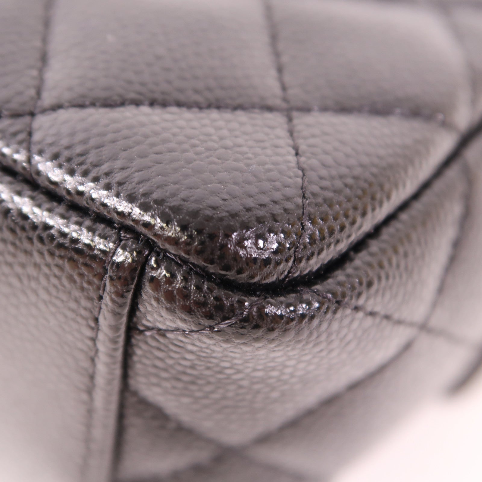 CHANEL 牛皮皮革Backpack金扣背包