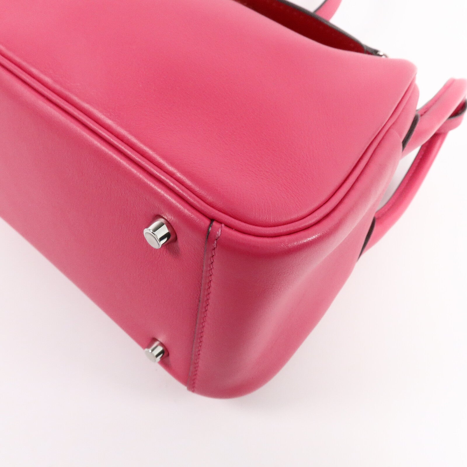 HERMES Swift皮革Mini Lindy手挽肩背兩用袋