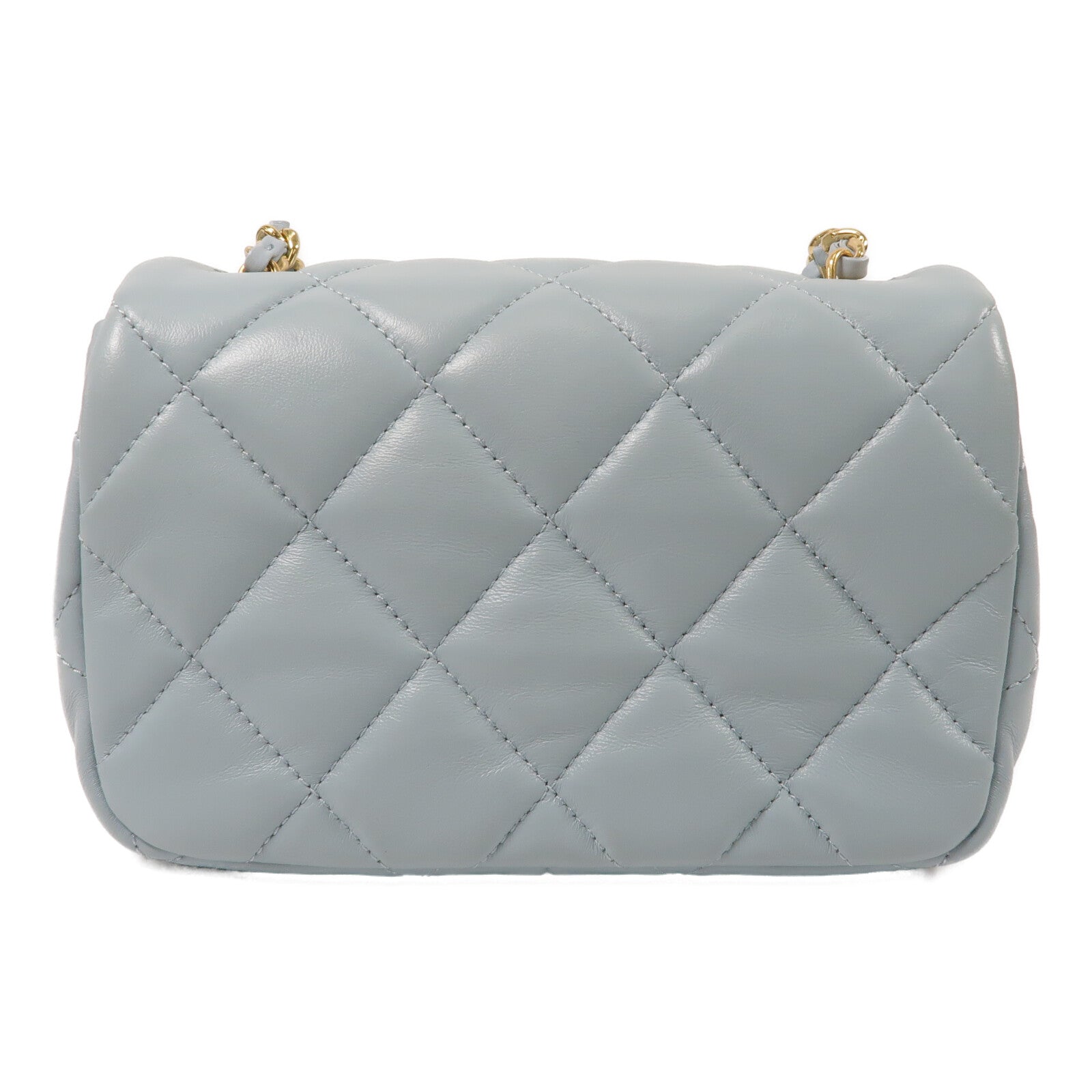 CHANEL 羊皮皮革22P Mini Flap鏈帶肩背袋
