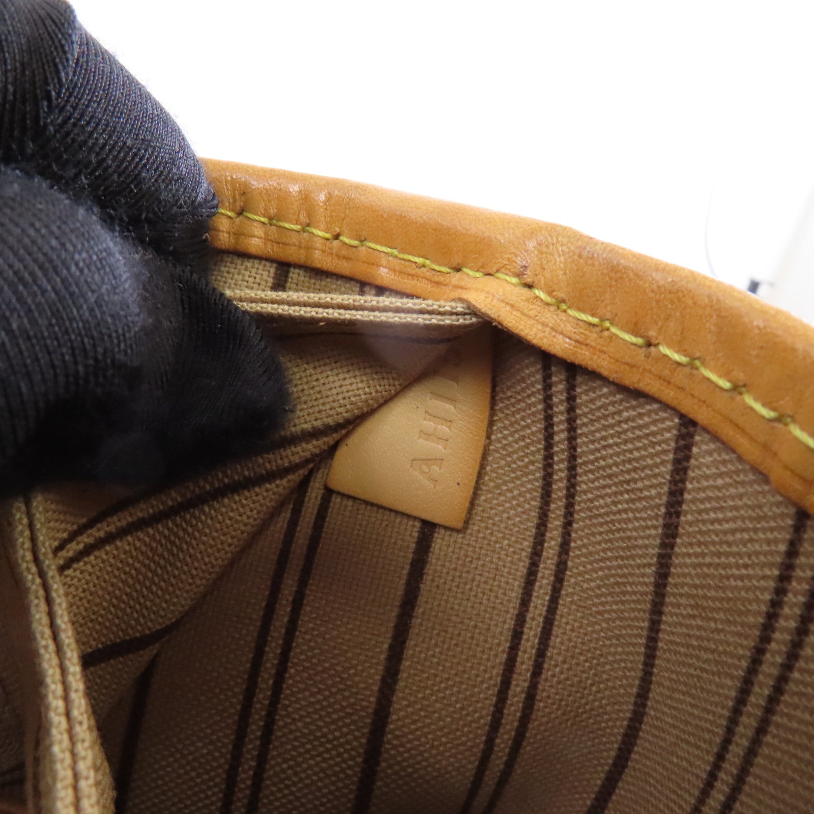 LOUIS VUITTON Monogram Neverfull MM金扣肩背袋啡色