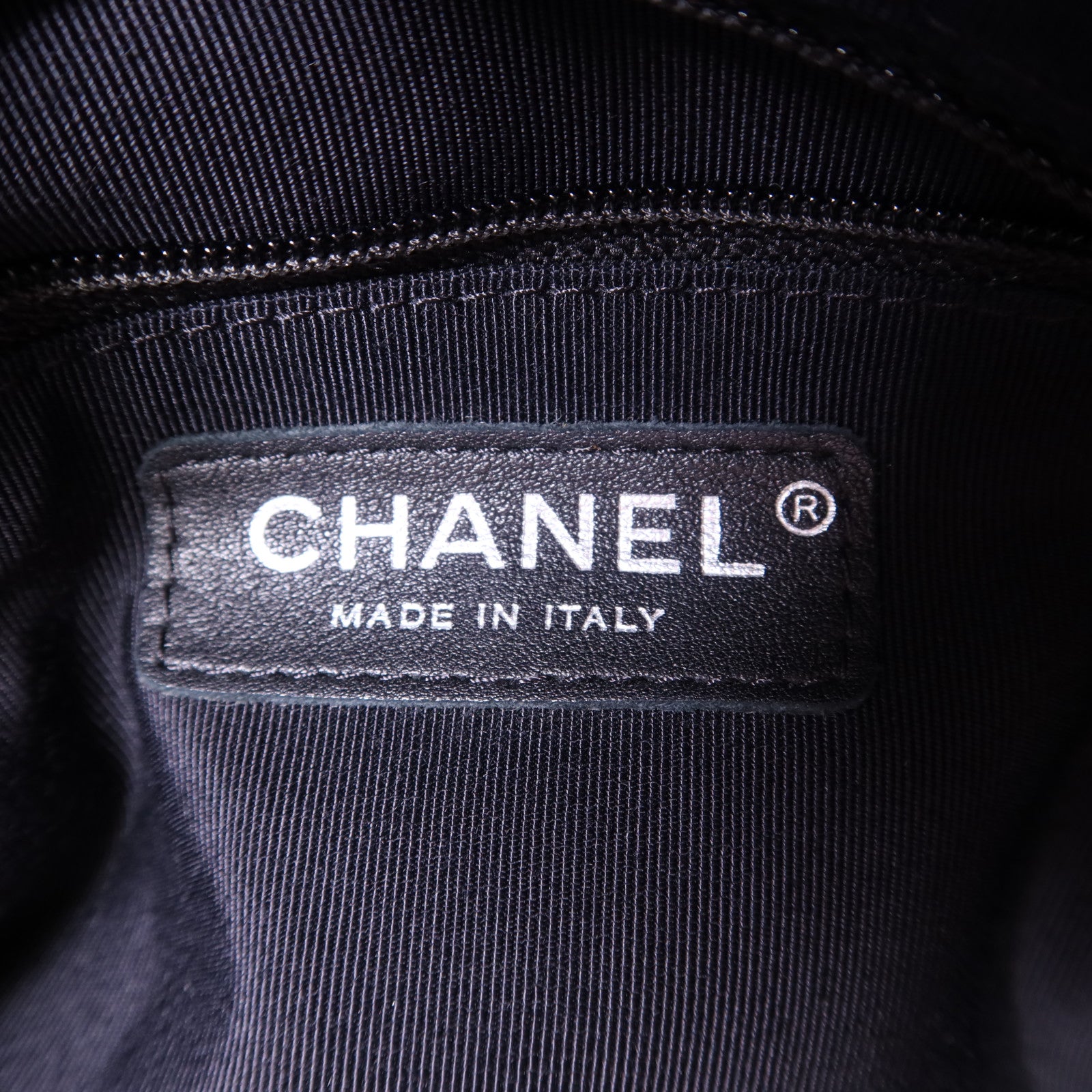 CHANEL 羊皮皮革2 Way Shoulder Bag銀扣手挽肩背兩用袋