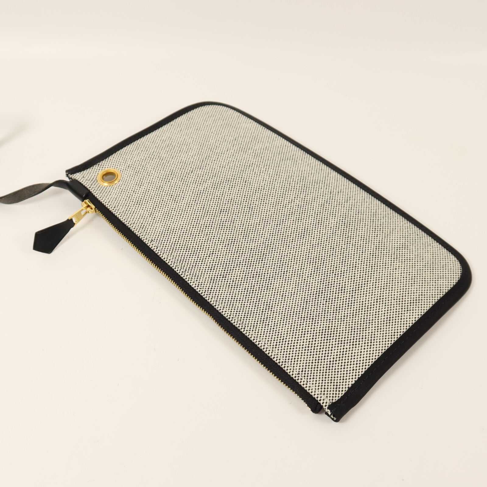 HERMES 塗層帆布Herbag 31金扣手挽肩背兩用袋Noir