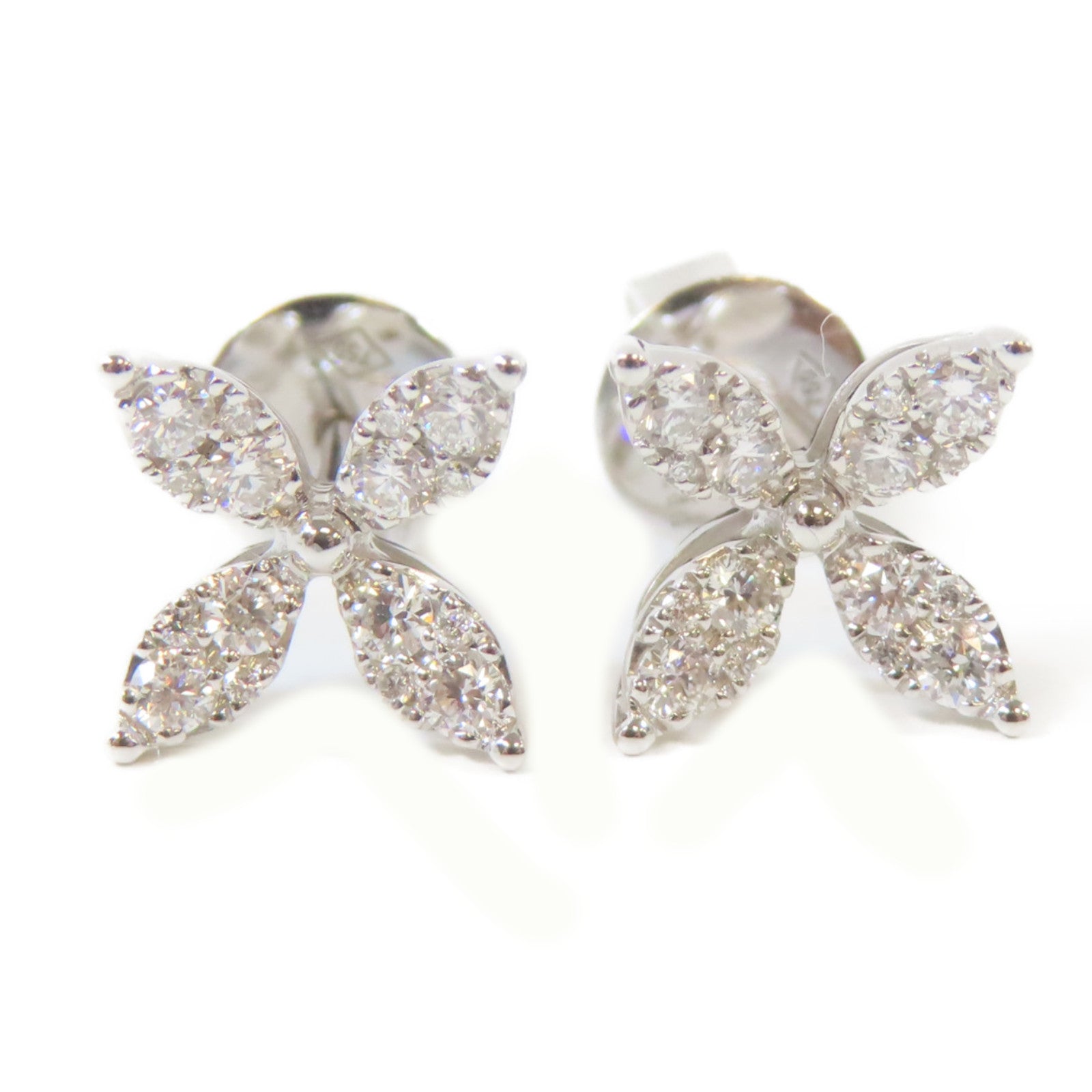 JEWELRY 18K白金Diamond Earring 0.38ct鑽石耳環