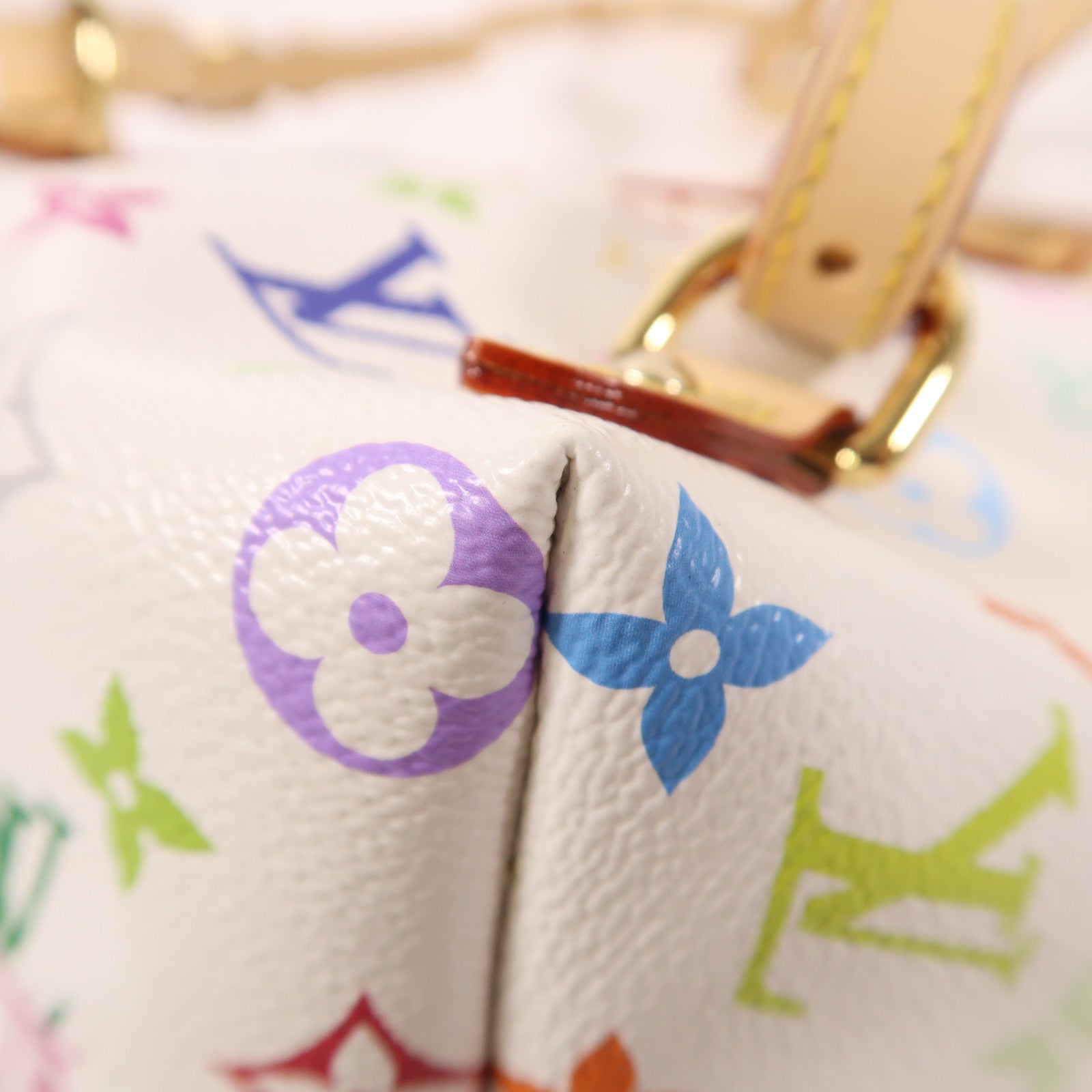 LOUIS VUITTON Monogram Multicolore LV x TM Venice金扣背包