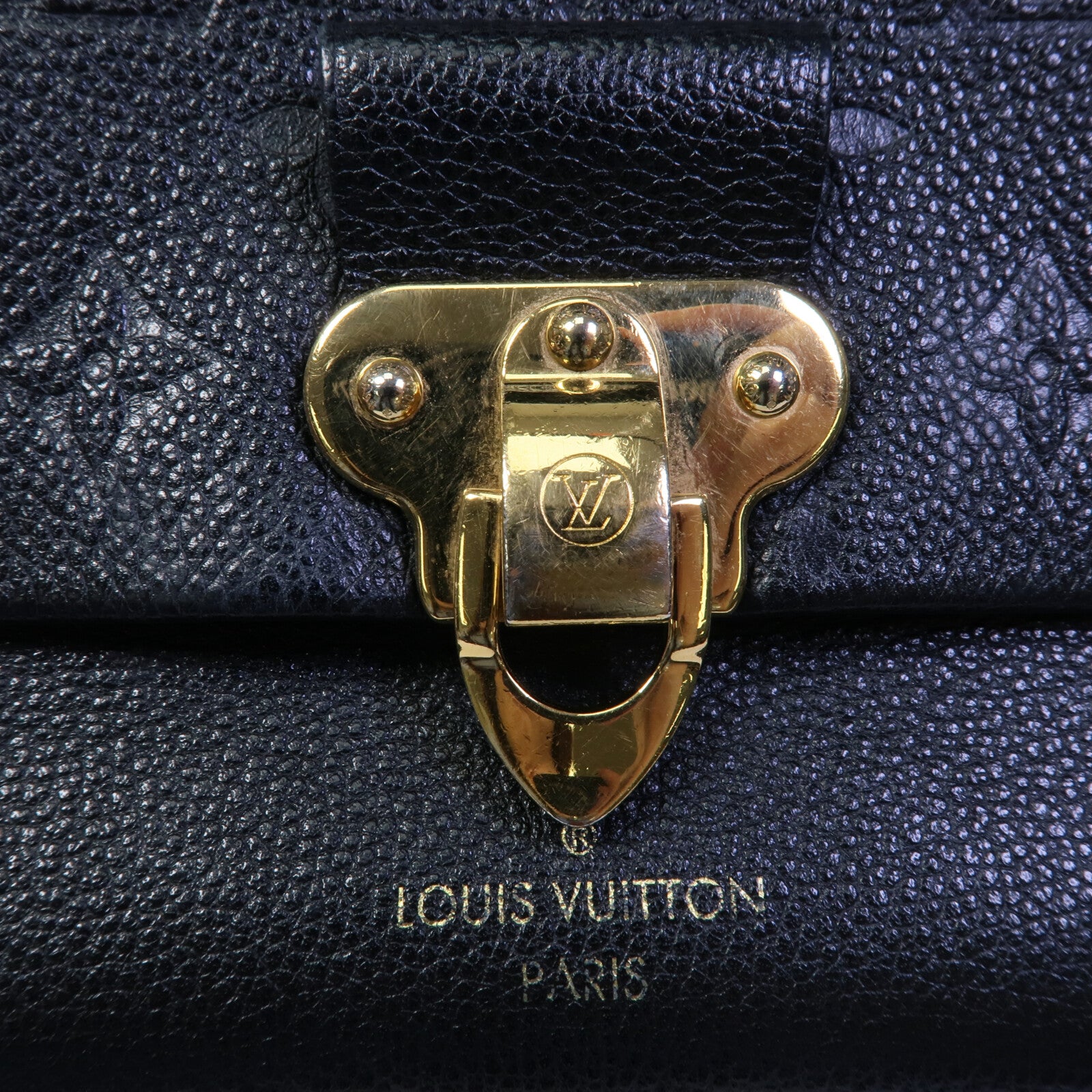 LOUIS VUITTON Monogram Empreinte Vavin BB鏈帶肩背袋