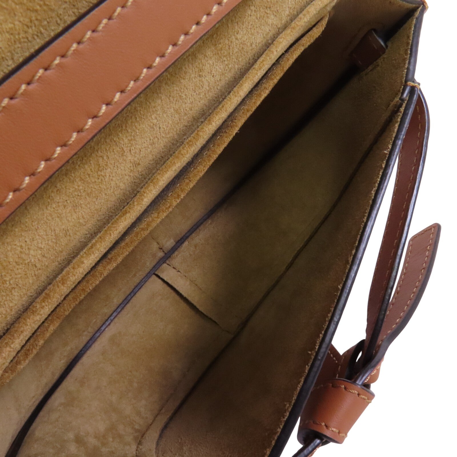 LOEWE 牛皮皮革Mini Gate肩背袋