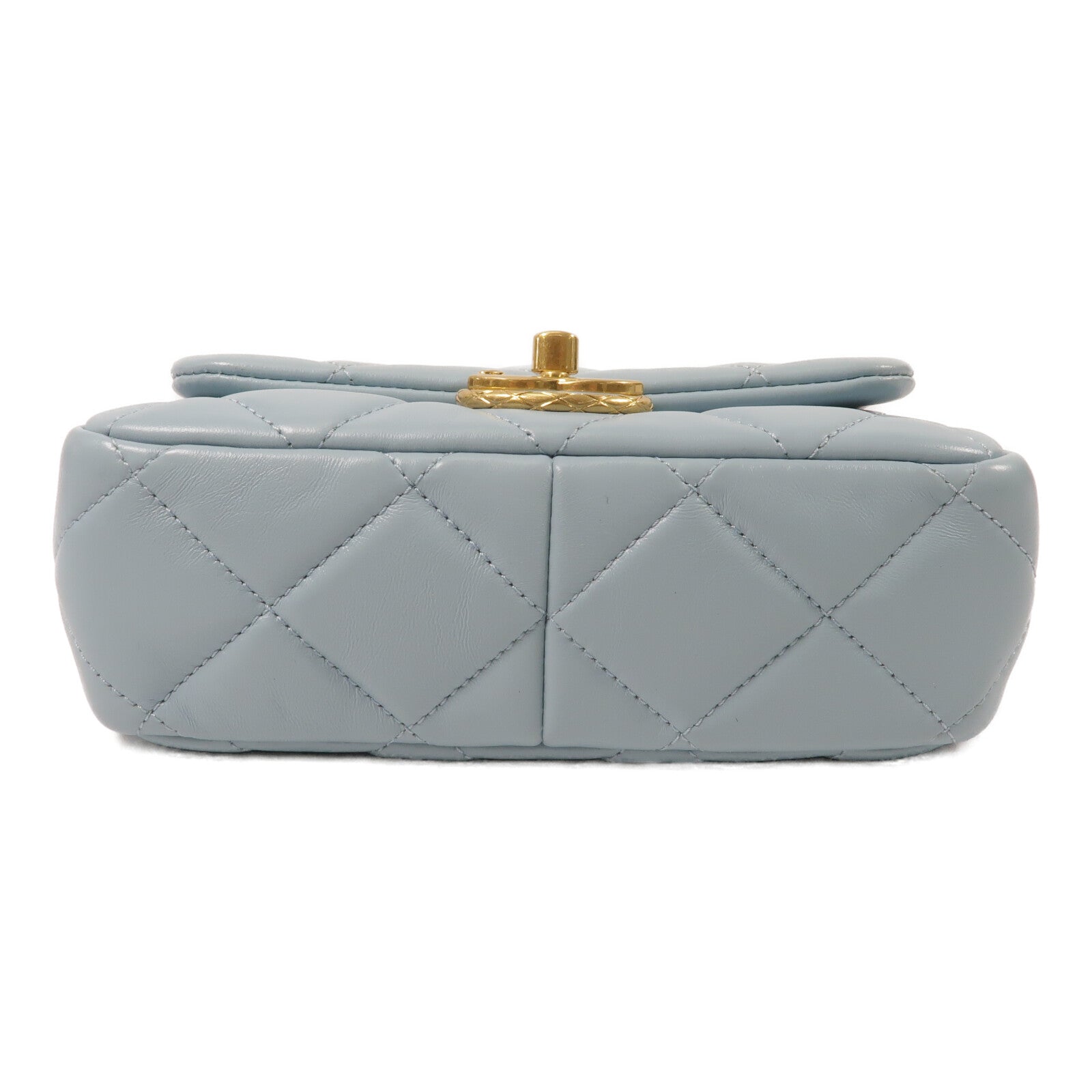 CHANEL 羊皮皮革22P Mini Flap鏈帶肩背袋