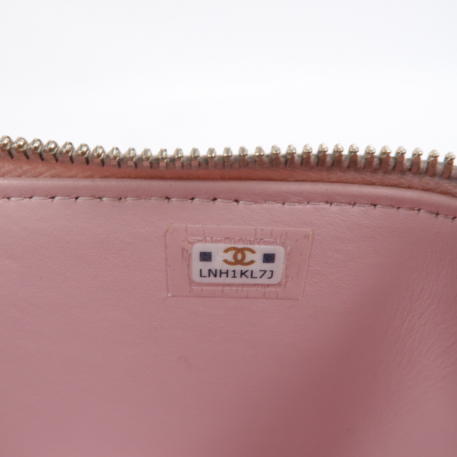 CHANEL 羊皮皮革Vanity Case鏈帶肩背袋
