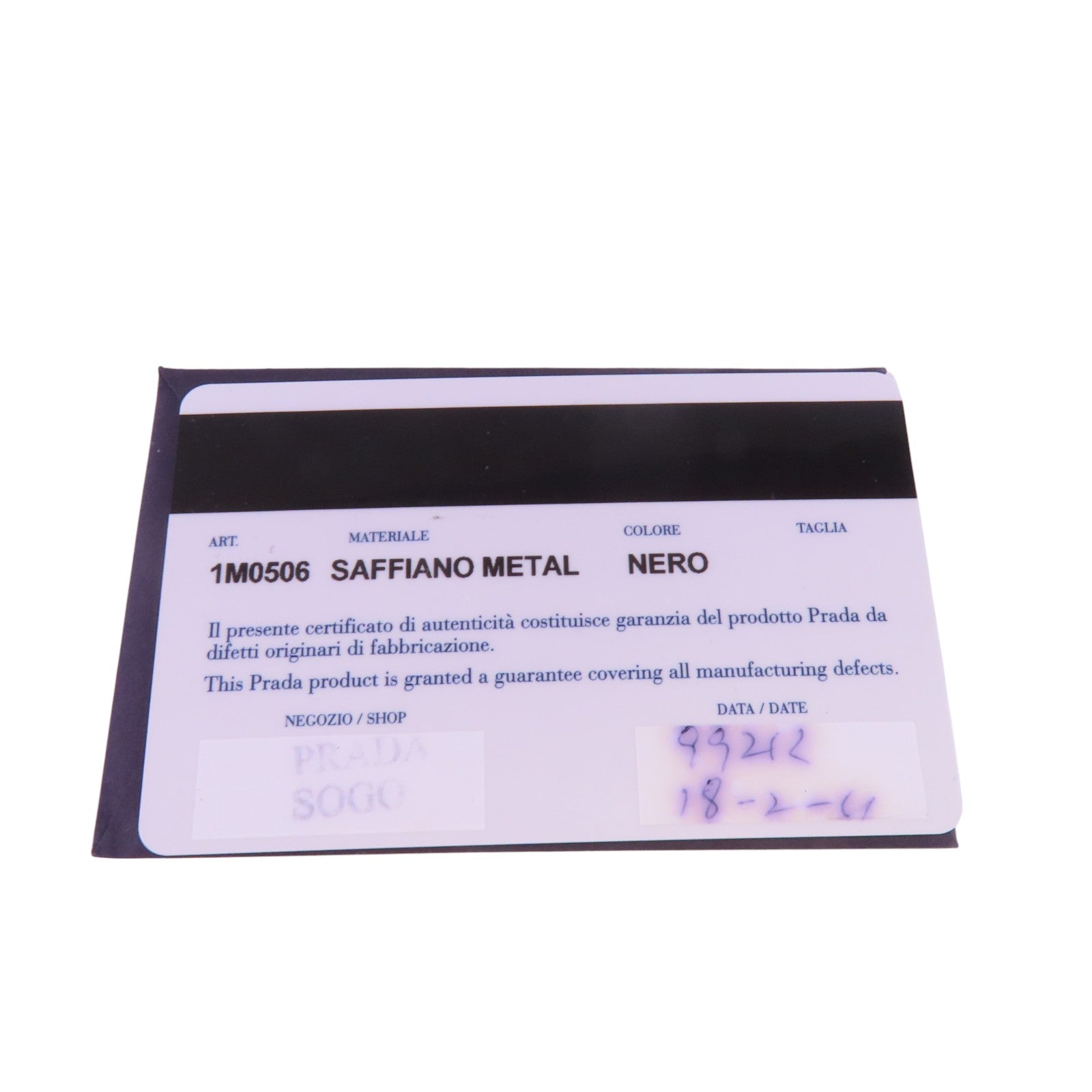 PRADA Saffiano皮革Zipper Long Wallet金扣拉鏈長錢包