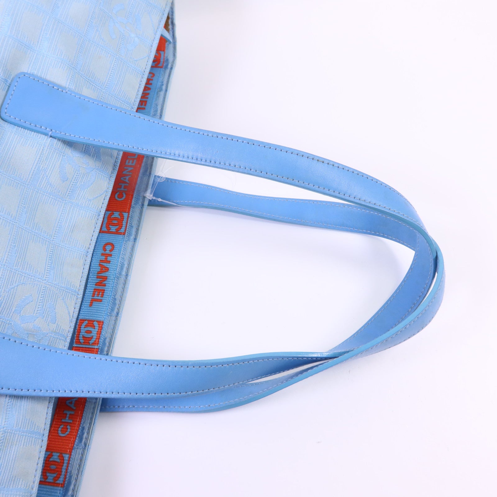 CHANEL 【激減優惠】尼龍Travel Line Tote Bag銀扣手挽袋