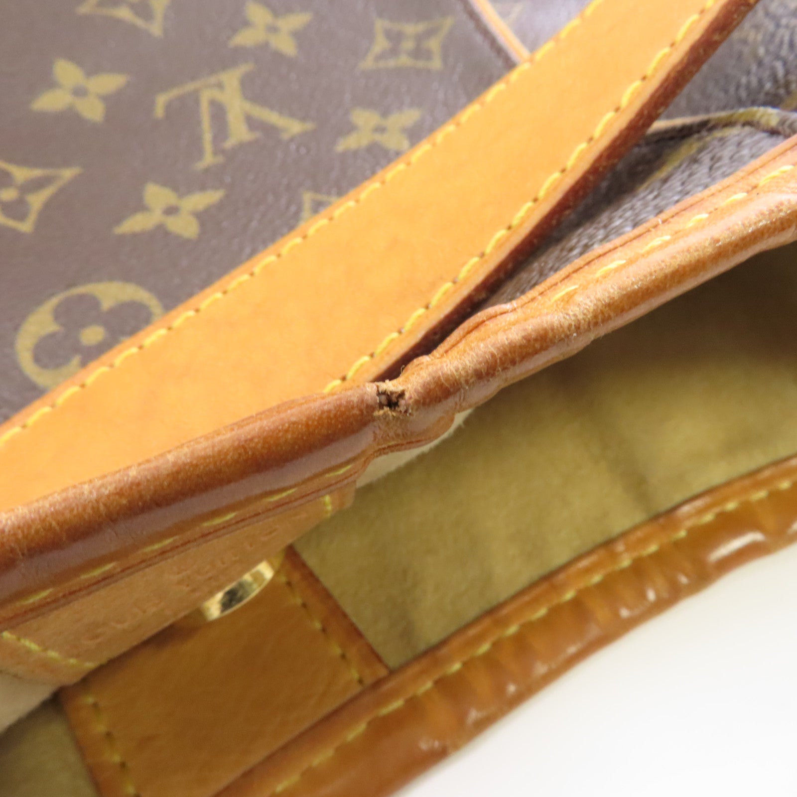 LOUIS VUITTON Monogram Galliera PM金扣肩背袋棕色