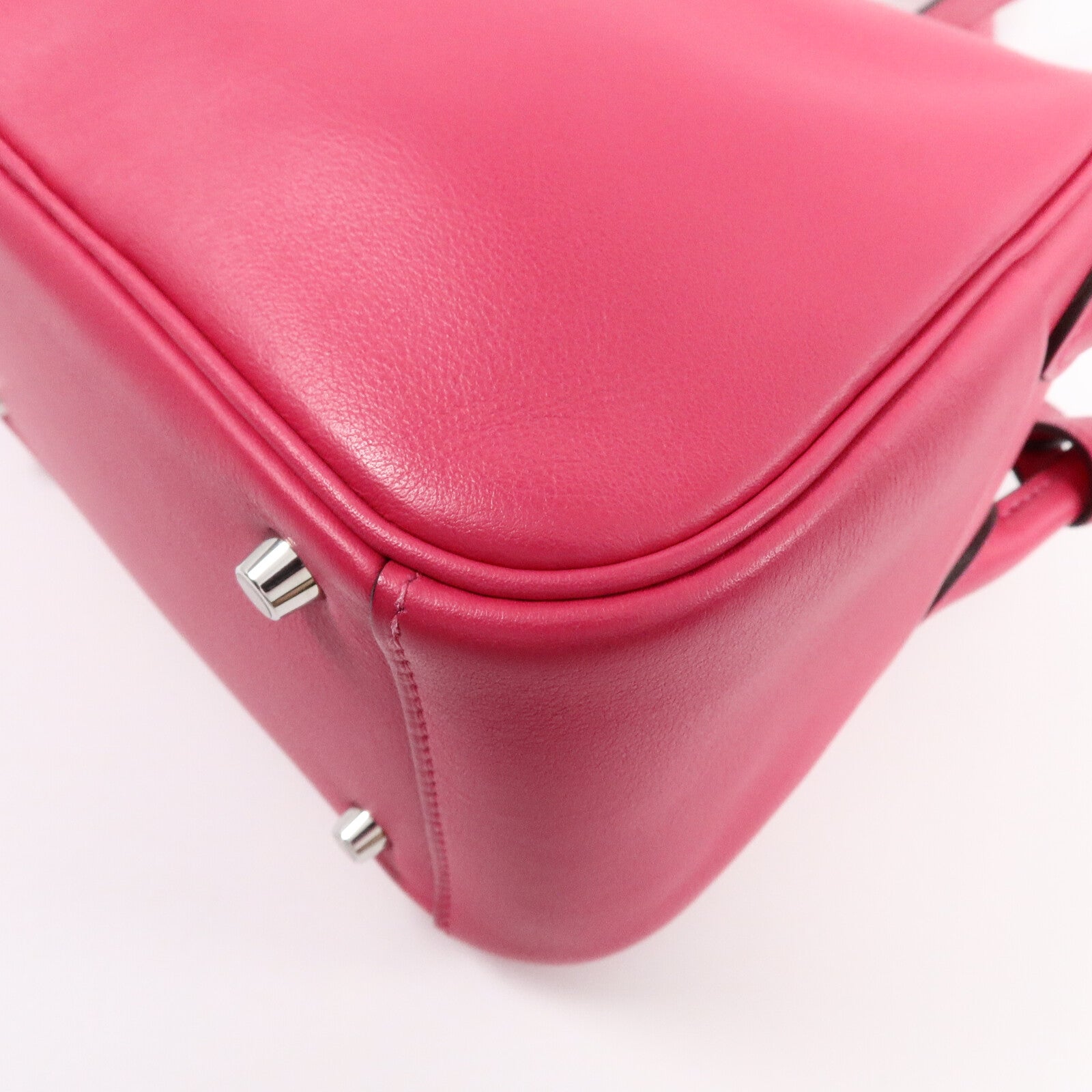 HERMES Swift皮革Mini Lindy手挽肩背兩用袋