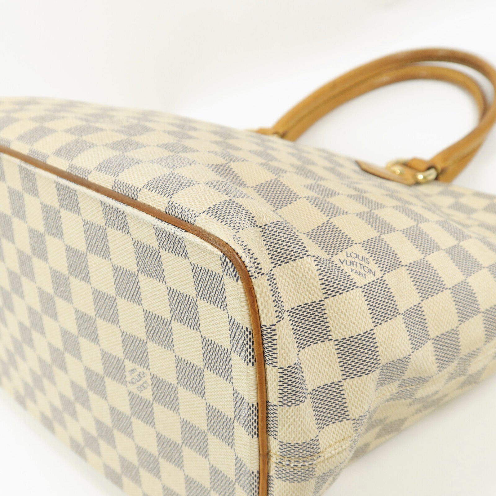 LOUIS VUITTON Damier Azur Saleya MM手挽袋