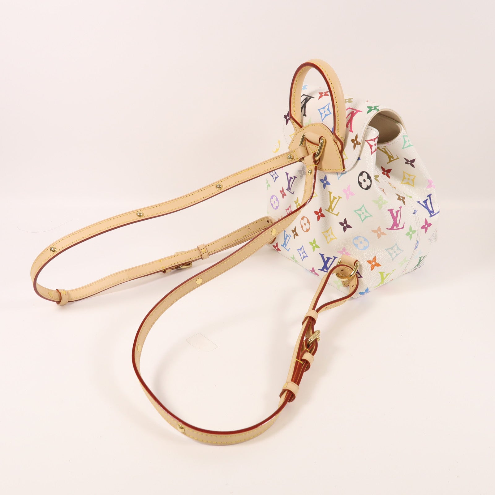 LOUIS VUITTON Monogram Multicolore LV x TM Venice金扣背包