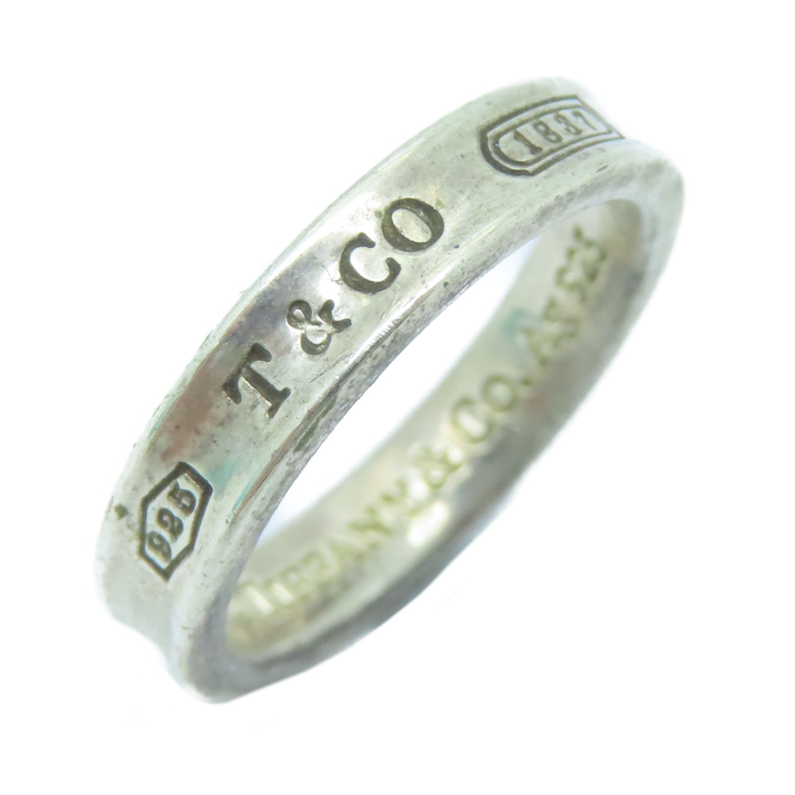 TIFFANY＆CO 【激減優惠】925純銀Ring Ag925戒指US#5.75