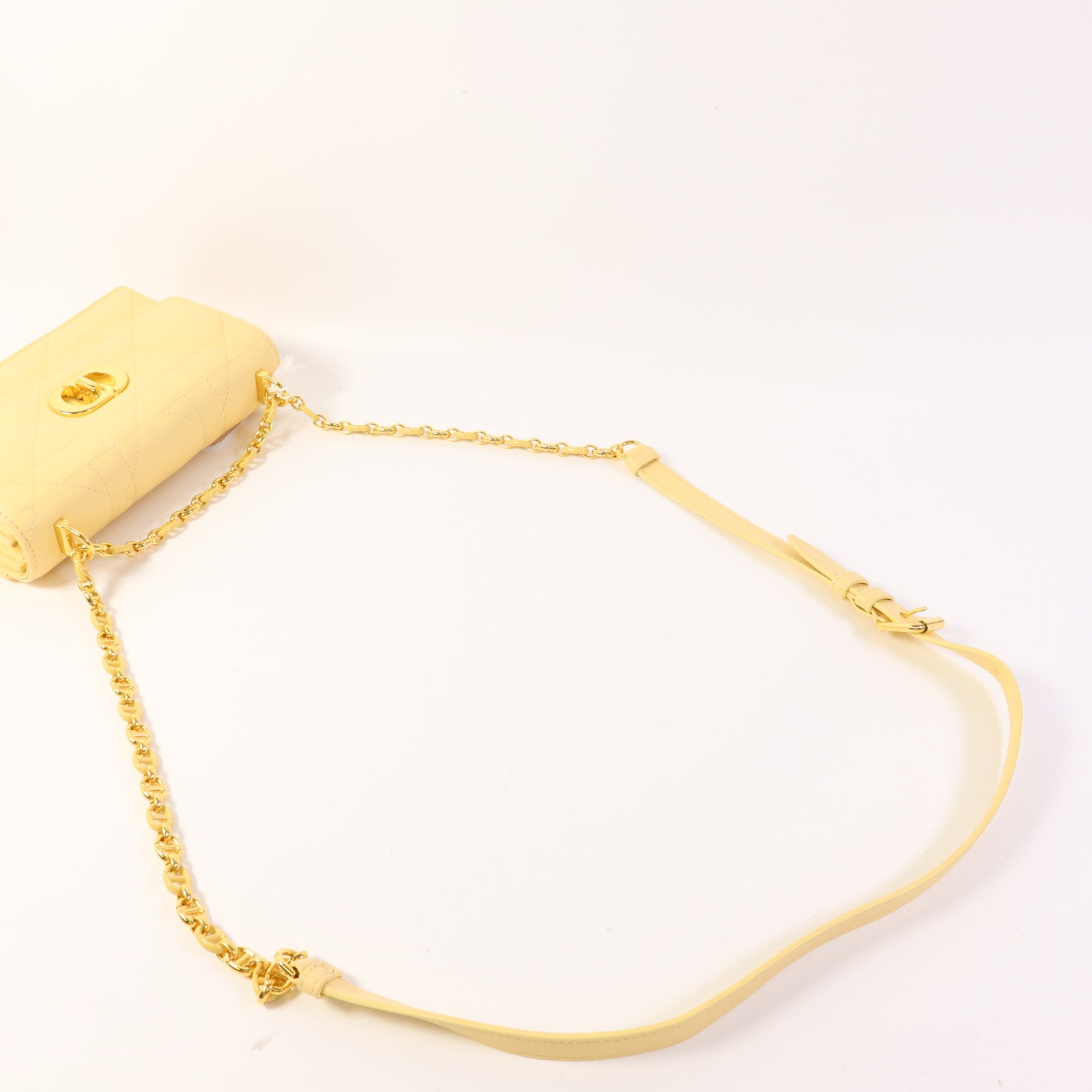 Dior 羊皮皮革Miss Caro金扣鏈帶肩背袋