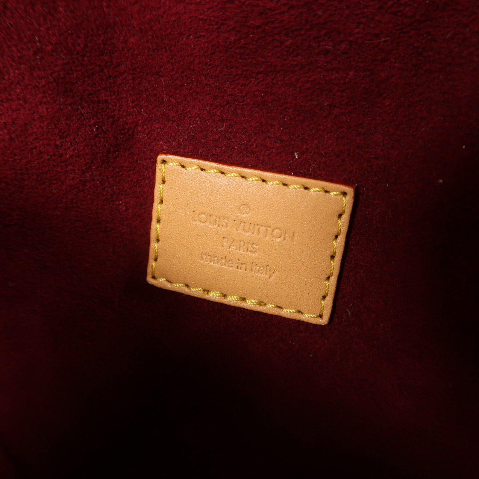 LOUIS VUITTON Monogram Micro Chantilly金扣肩背袋啡色