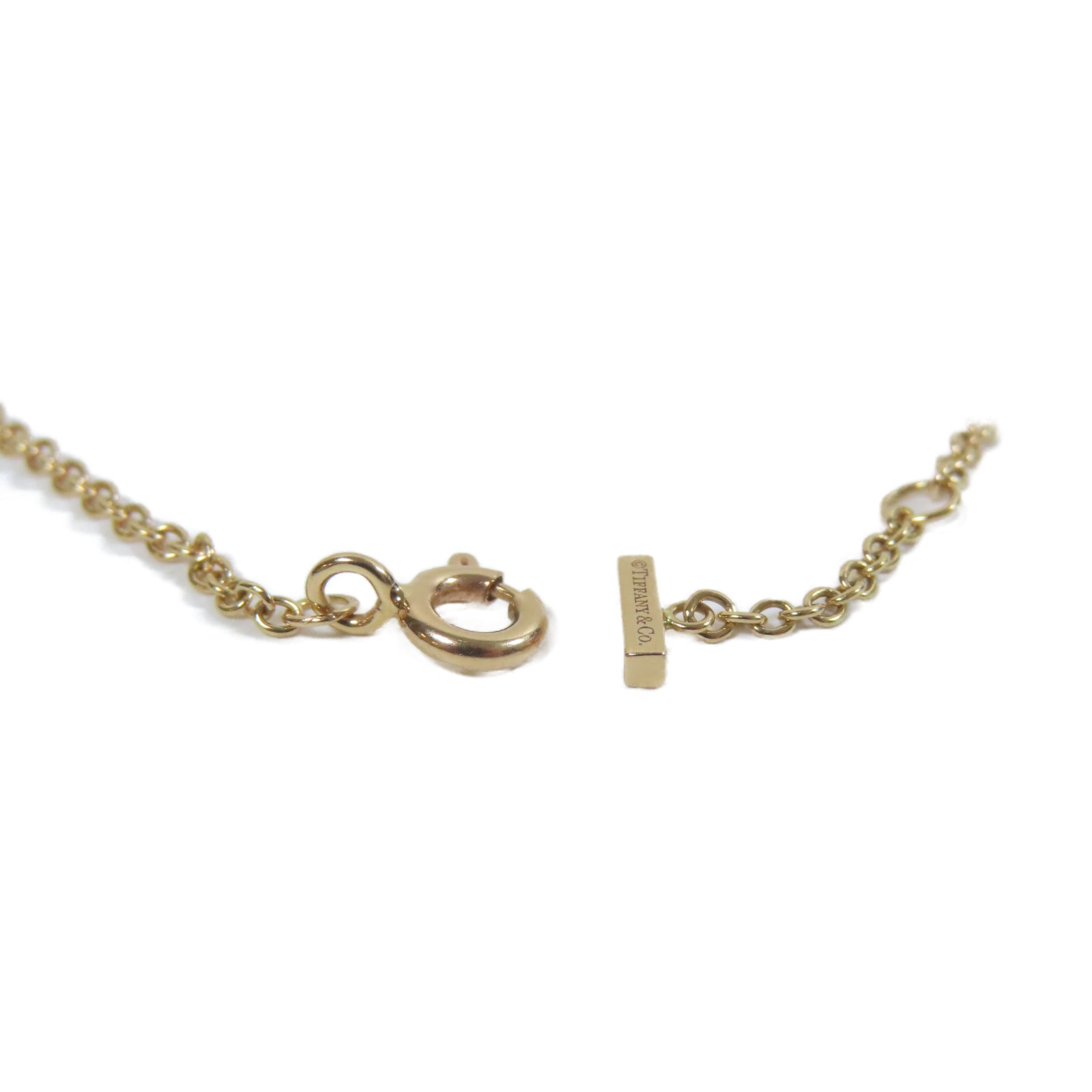 TIFFANY＆CO 【激減優惠】18K玫瑰金/鑽石T Smile Diamond Bracelet手鏈