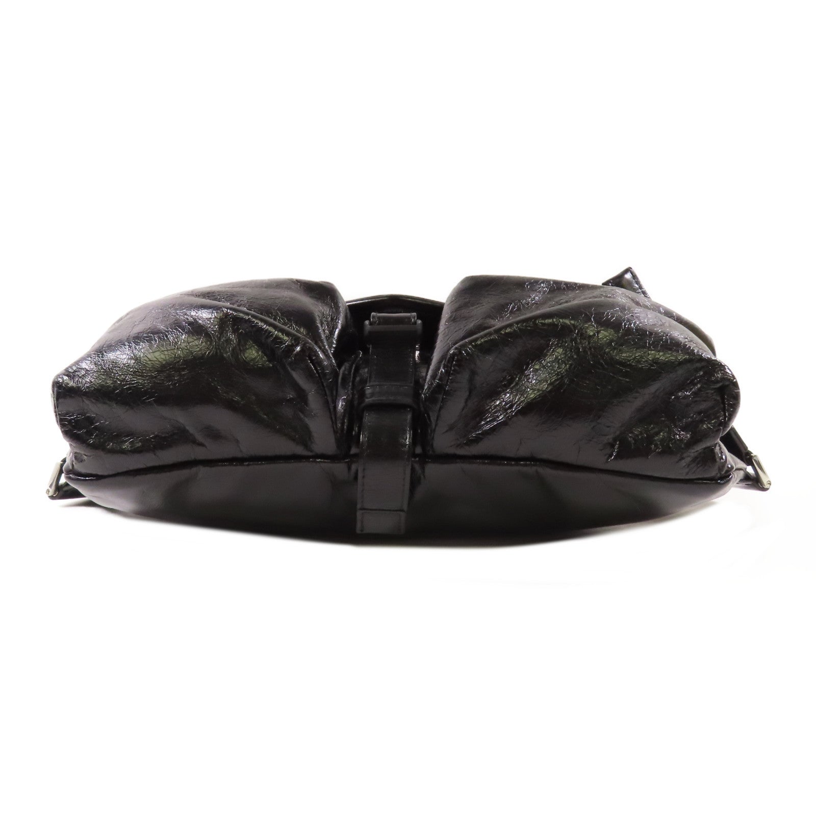 PRADA 牛皮皮革Shoulder Bag銀扣肩背袋