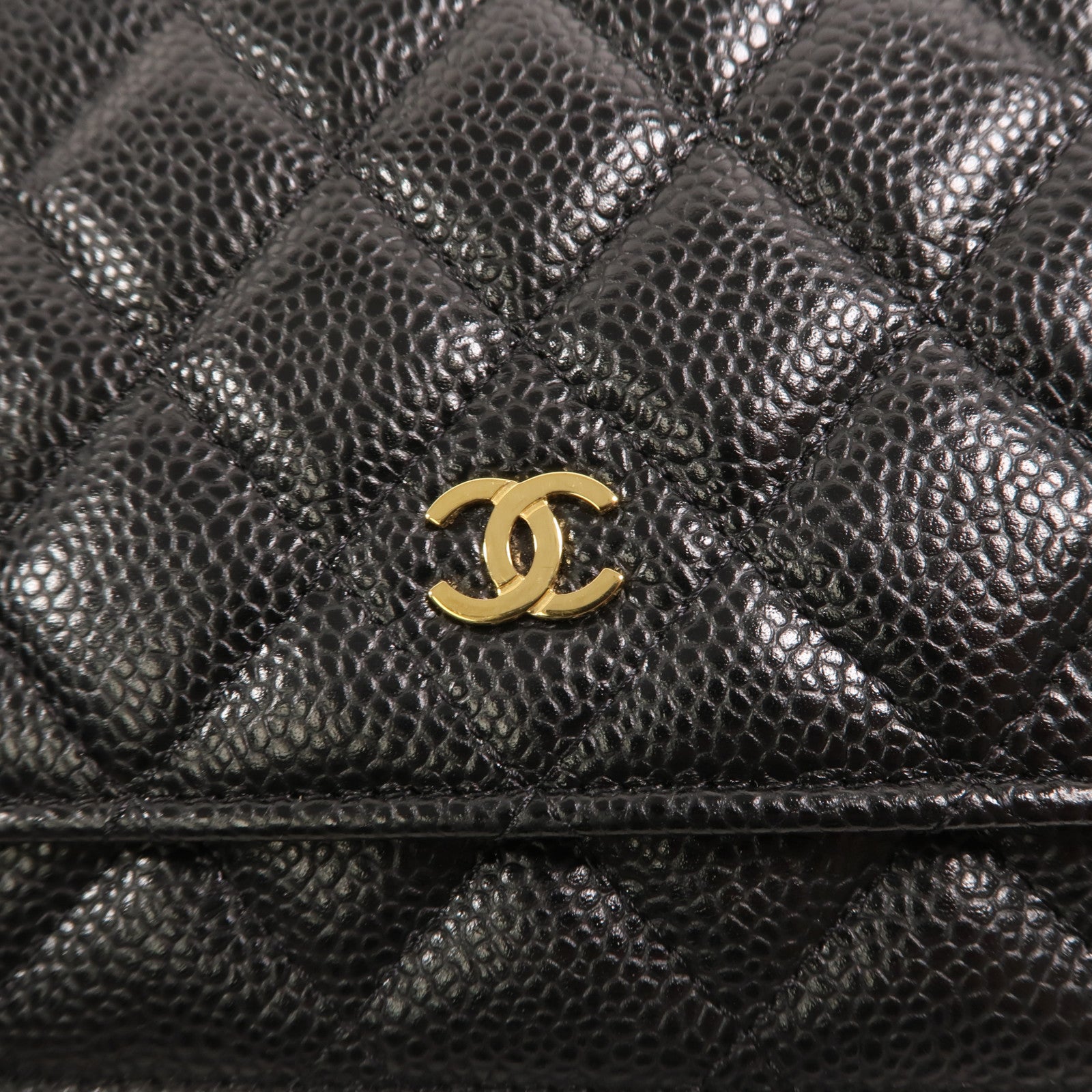 CHANEL 牛皮皮革WOC Wallet On Chain鏈帶肩背袋