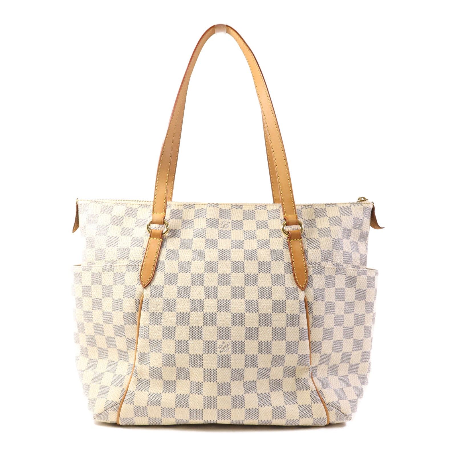 LOUIS VUITTON Damier Azur Totally MM金扣肩背袋