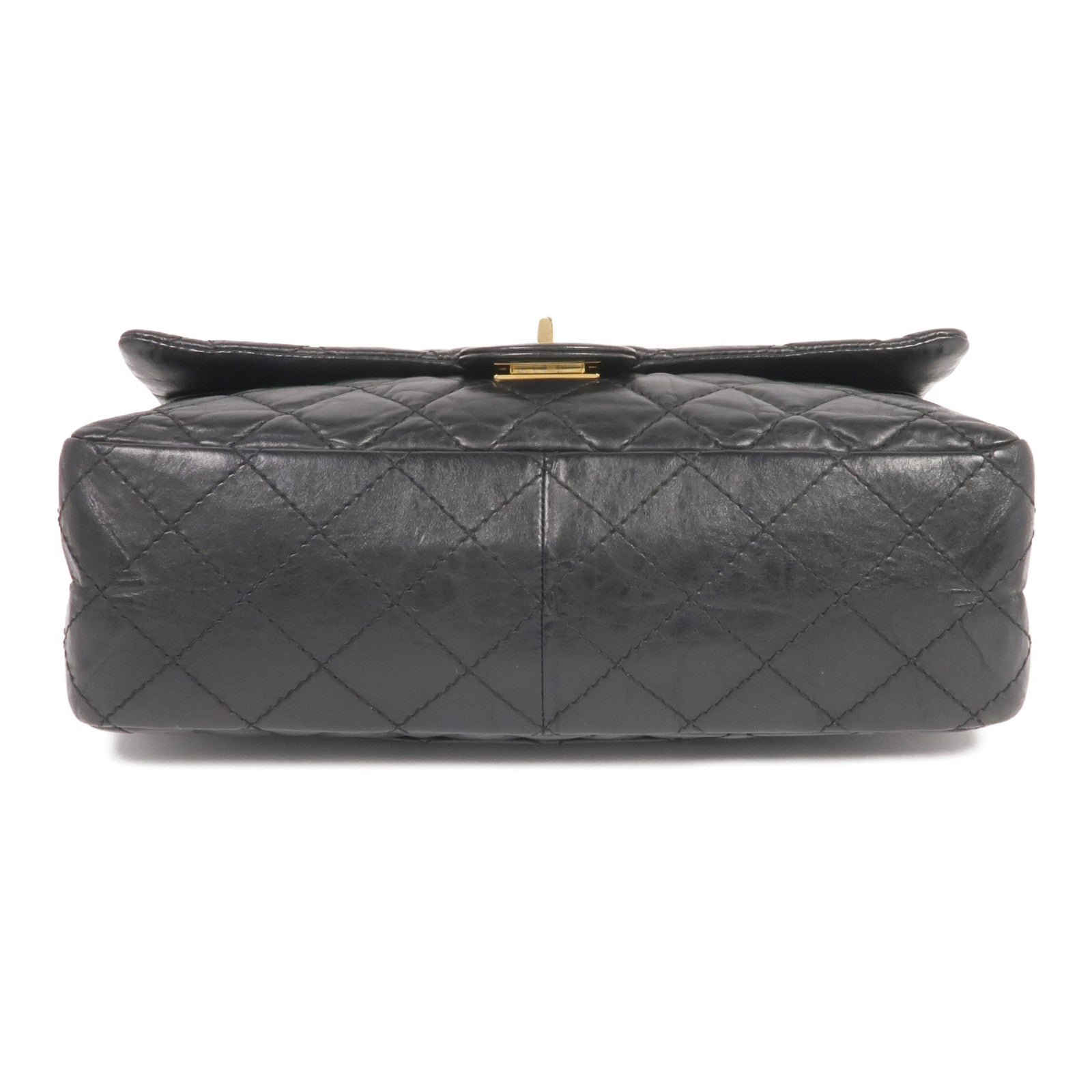 CHANEL 牛皮皮革2.55 Medium金扣鏈帶肩背袋