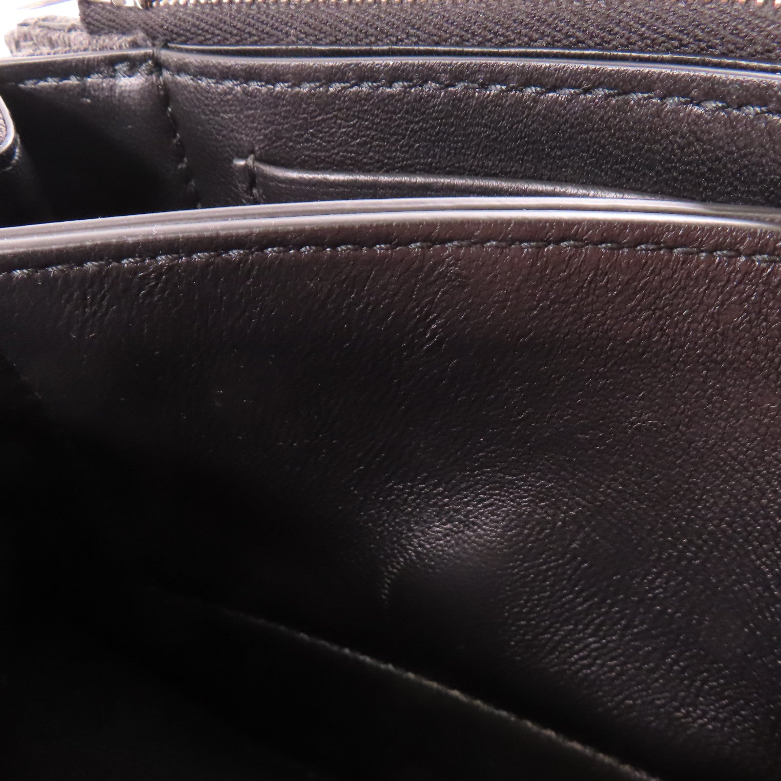 BALENCIAGA SHW Crush Chain Shoulder Bag Denim 736016 Black