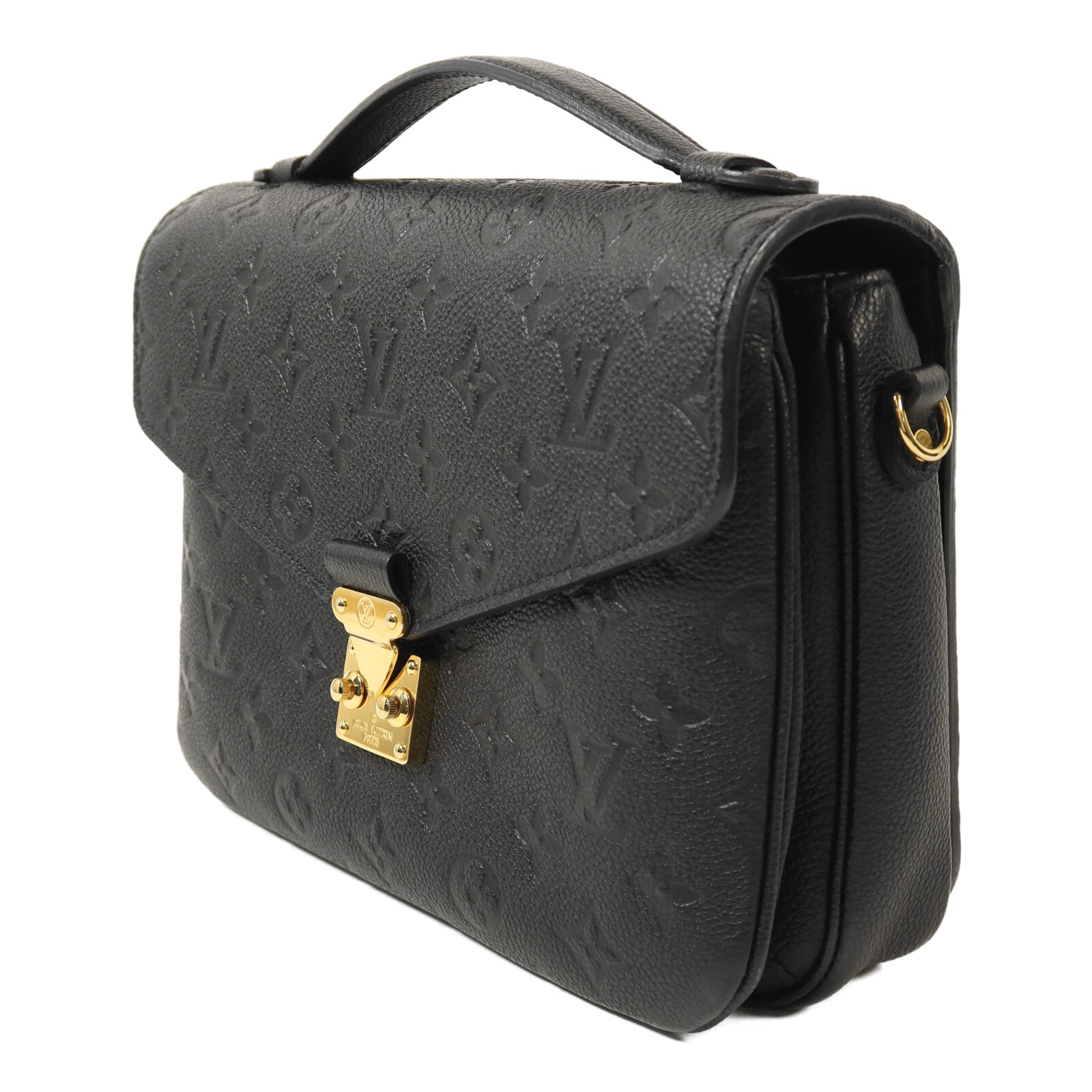 LOUIS VUITTON Monogram Empreinte Pochette Metis金扣手挽肩背兩用袋