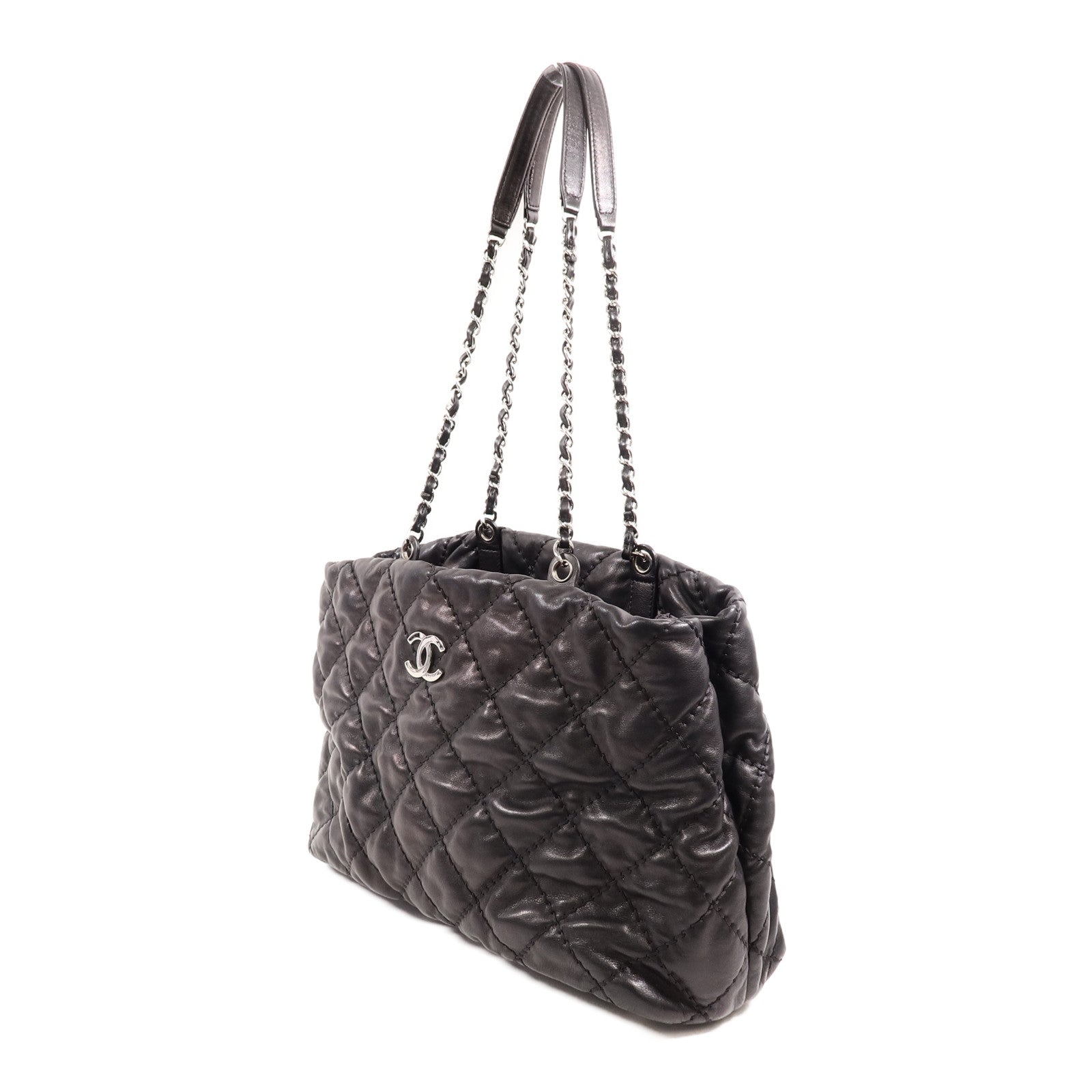 CHANEL 牛皮皮革Shoulder Bag鏈帶肩背袋